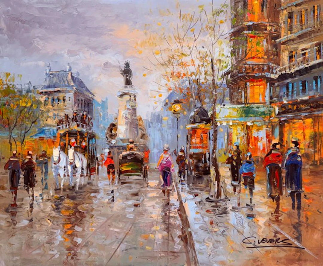 Christof Vevers (1962) - Paris - Grands Boulevards après...