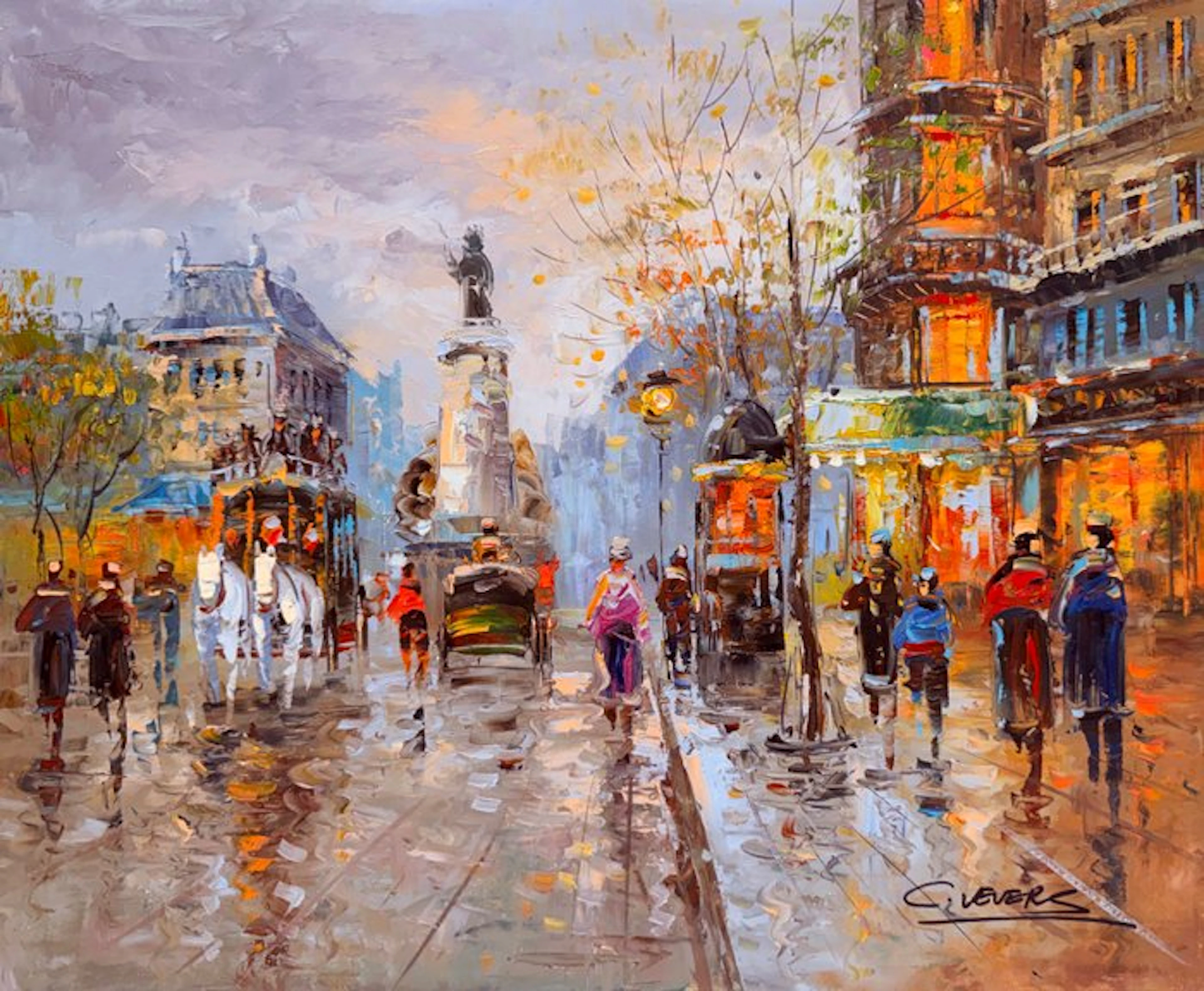 Christof Vevers (1962) - Paris - Grands Boulevards après...