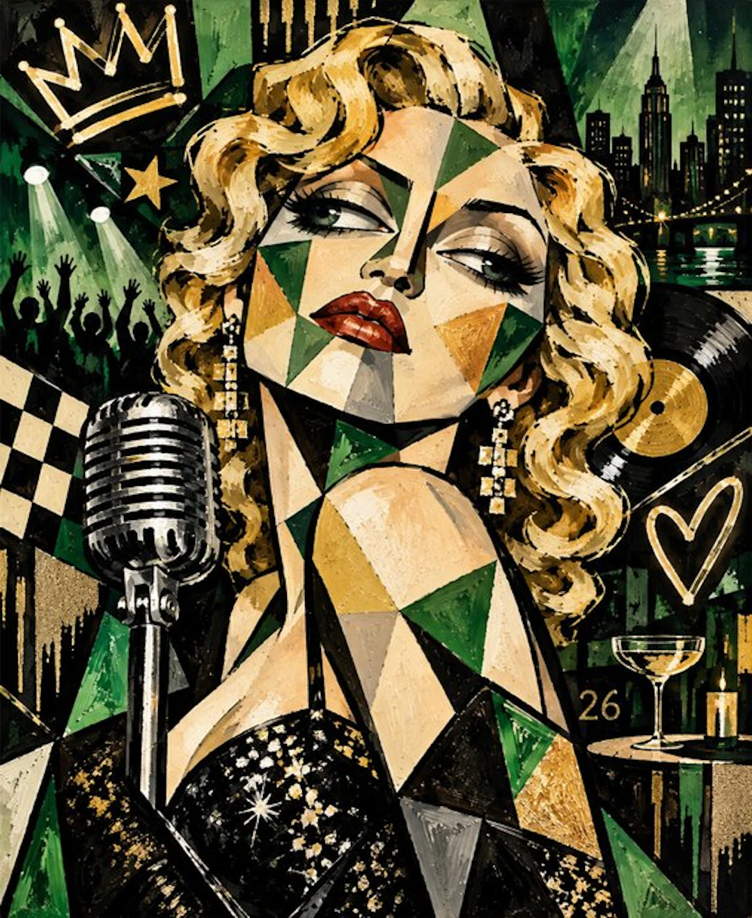 Raffaele De Leo - Madonna Cubismo V2 - 2026 - Fine Art...