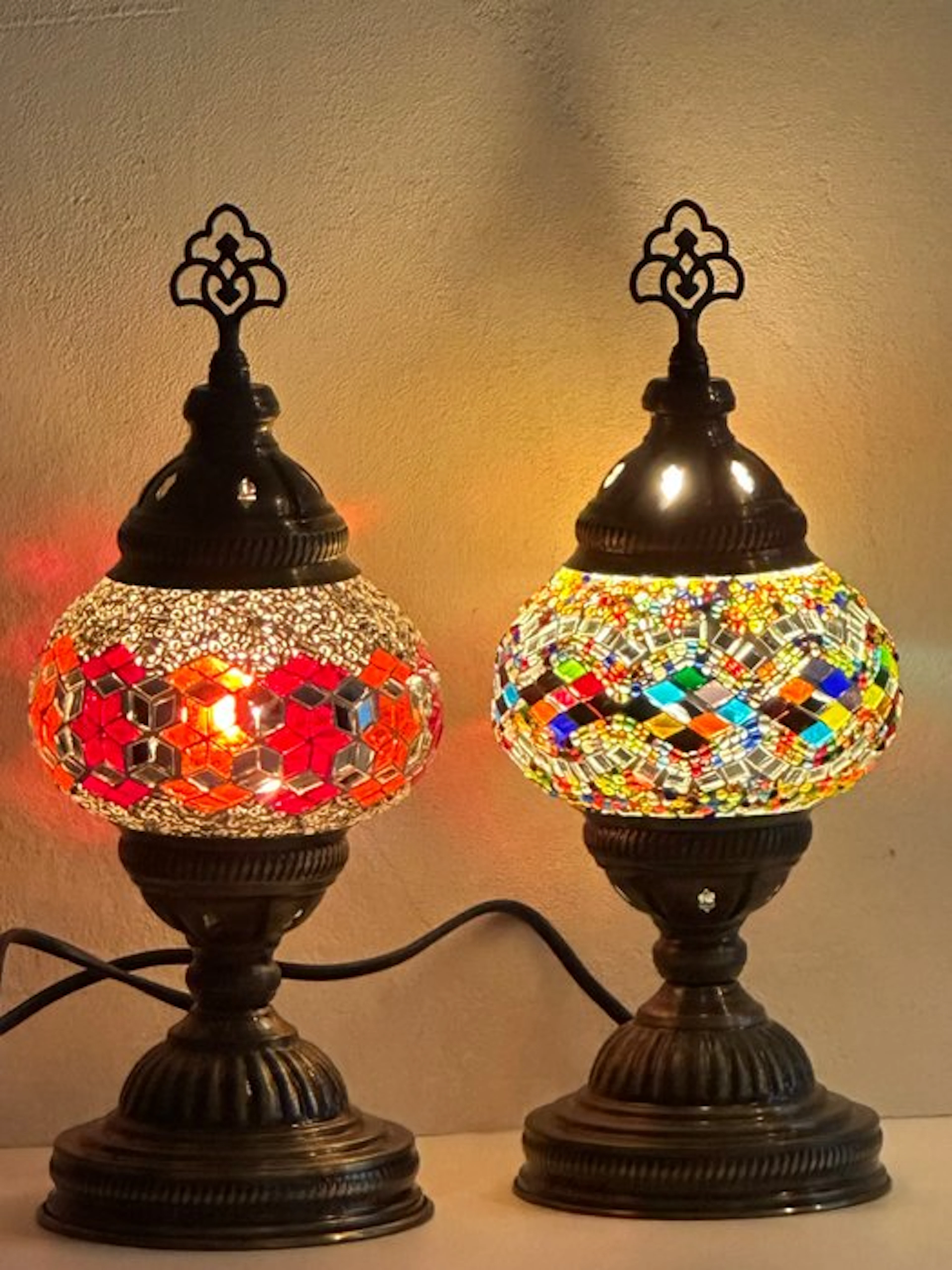 Handgemaakte Mozaiek Lampen - Lamp (2) - Metal