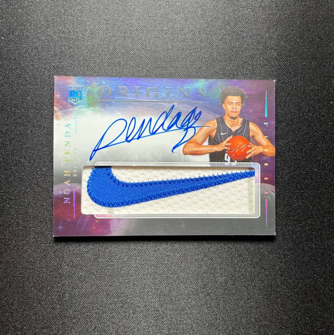 2025-26 Panini Origins Basketball Noah Penda RC 1 of 1 Auto Patch Card