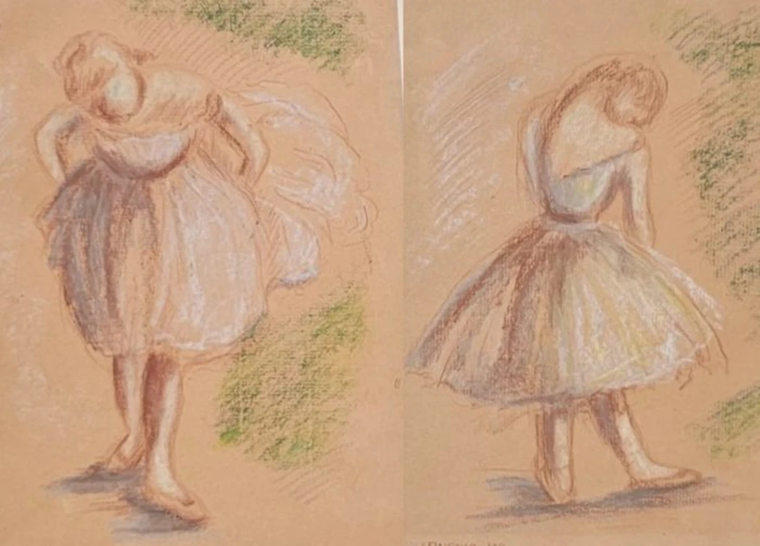 Jean-Jules Dufour (1889-1973) - Les ballerines 1951