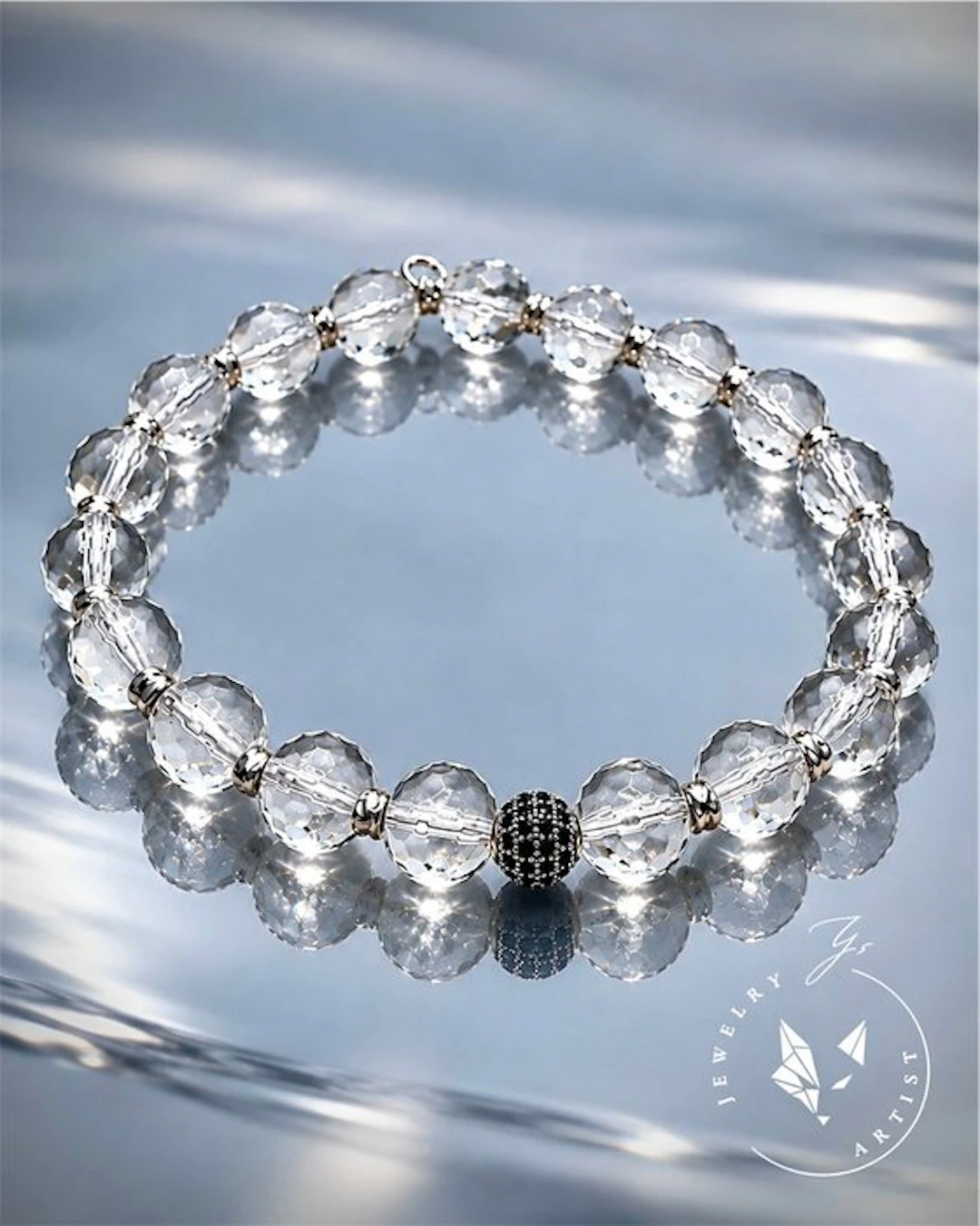 Designer Jewelry - Rock Crystal - Sterling Silver 925...