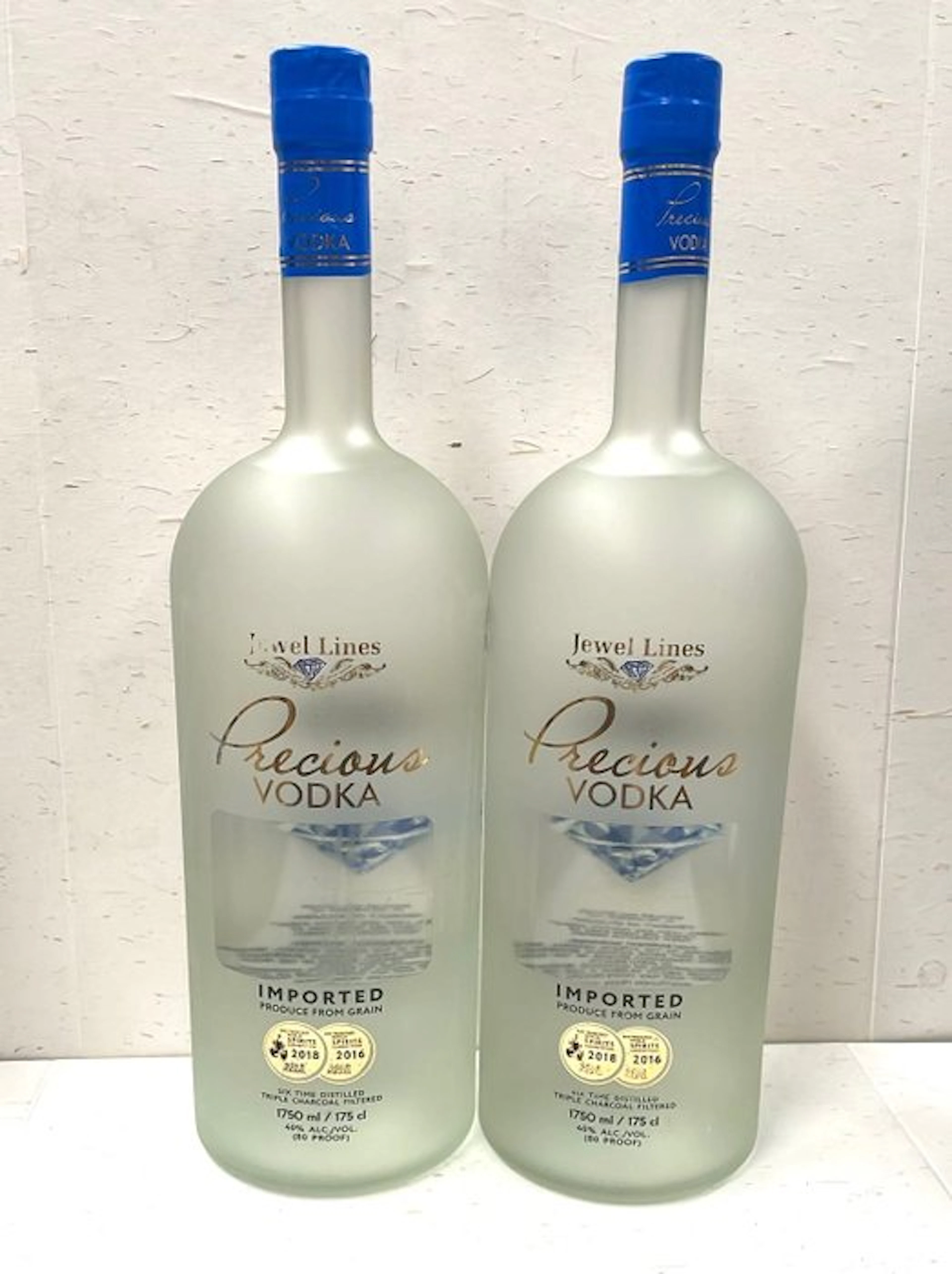 Jewel Lines - Magnum - Precious Vodka - 1.75 Ltr. - 2 bottles