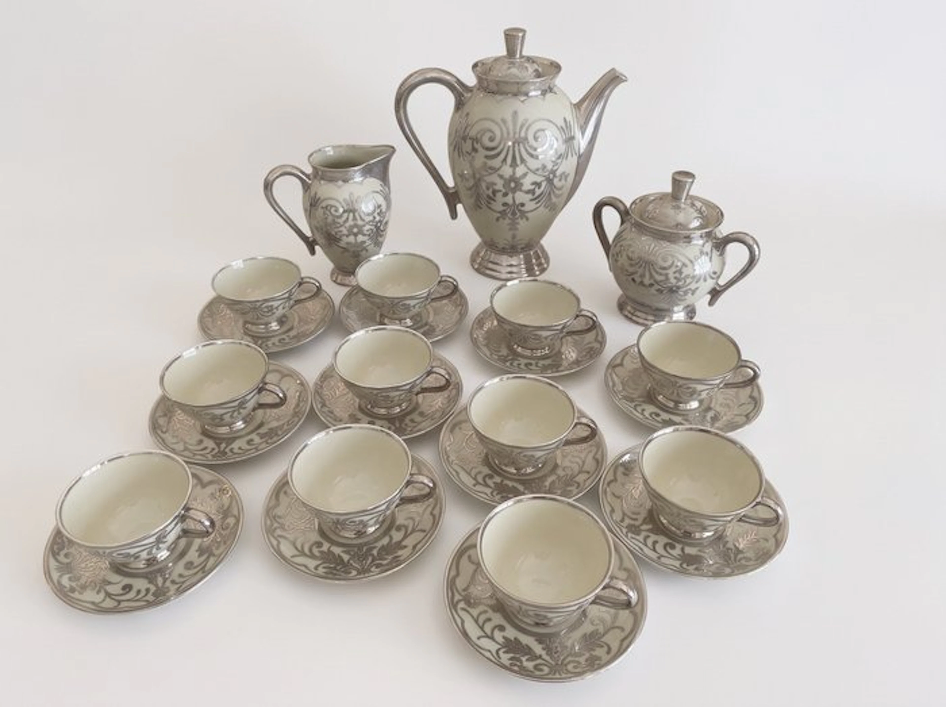 Richard Ginori - Coffee service (14) - porcelain and...