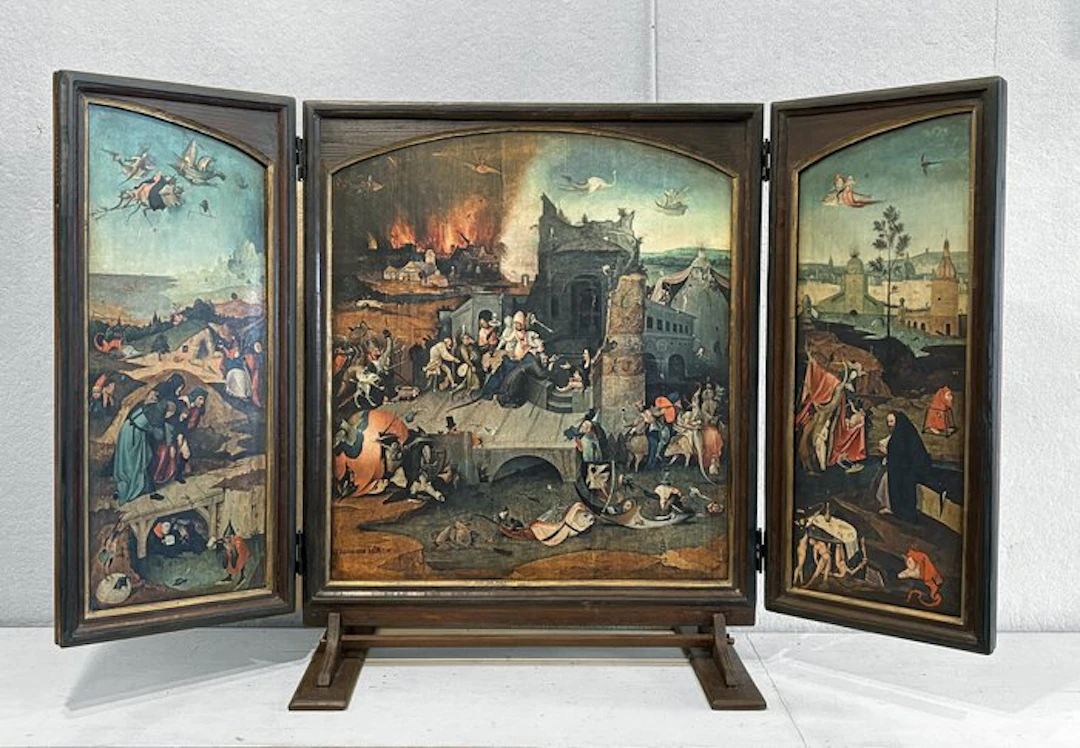 Jérôme Bosch (1450-1516), aft - La Tentation de saint Antoine