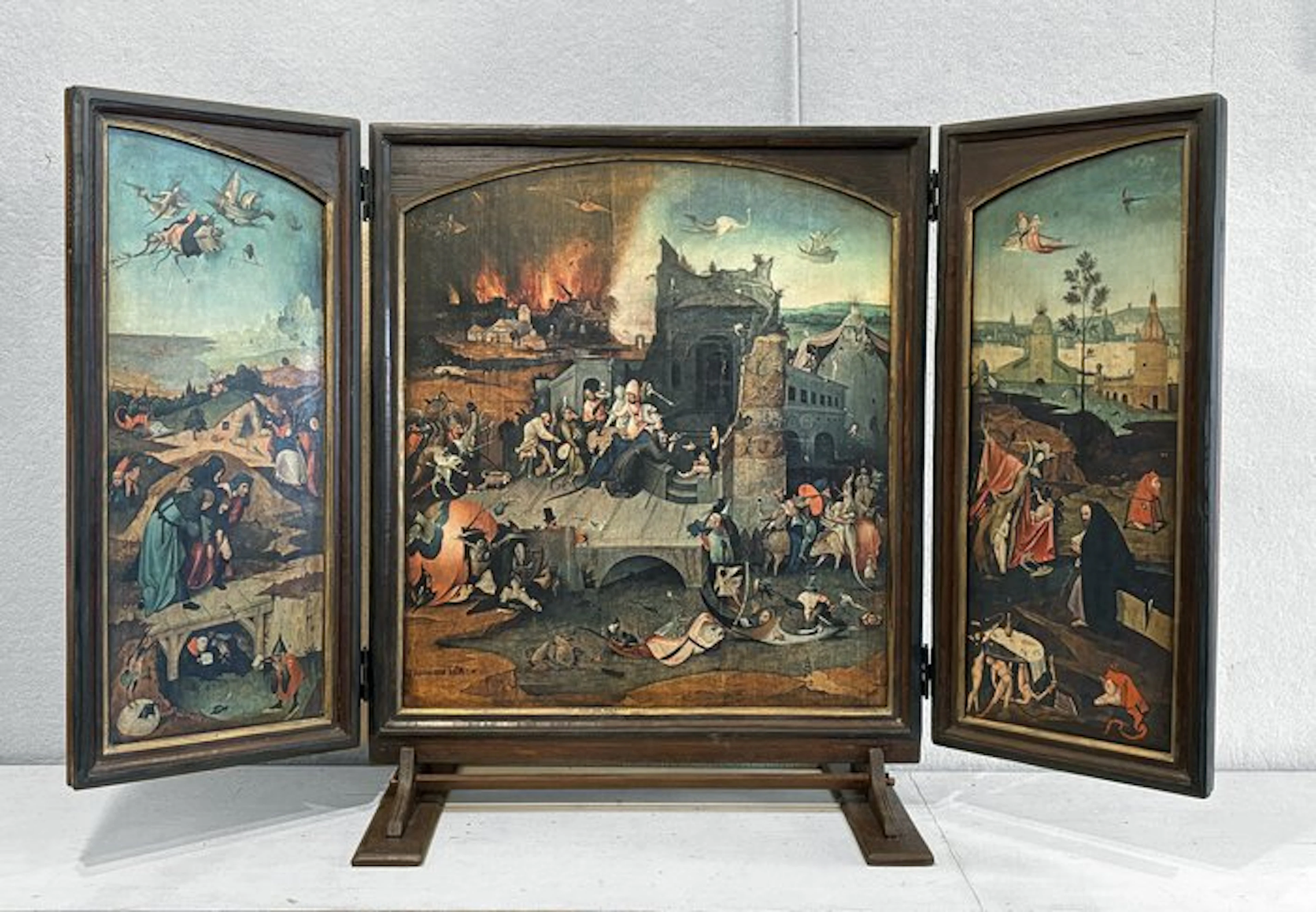Jérôme Bosch (1450-1516), aft - La Tentation de saint Antoine