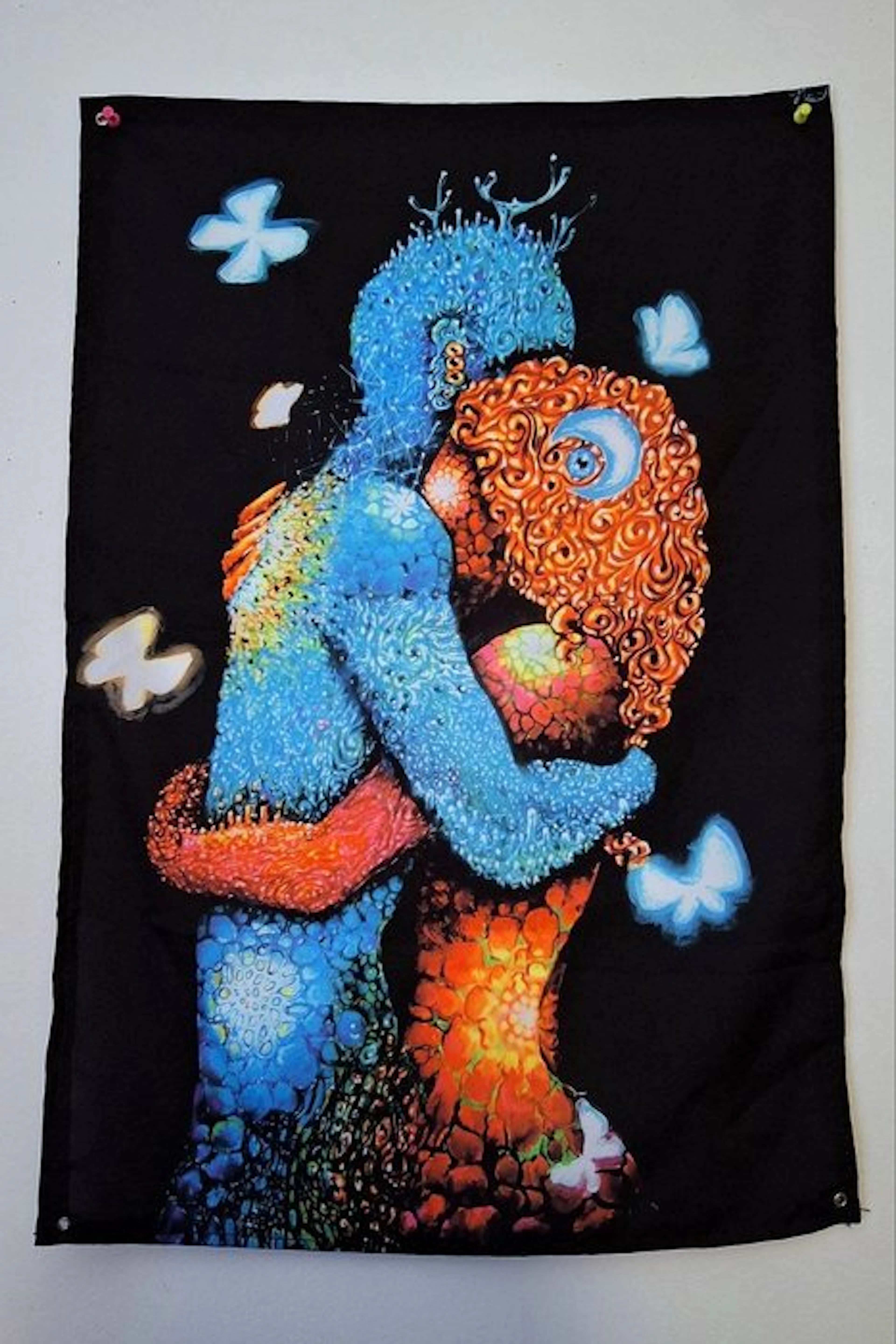 Tauritari Tauritari - Tapestry (5) - 70 cm - 50 cm - The Embrace of