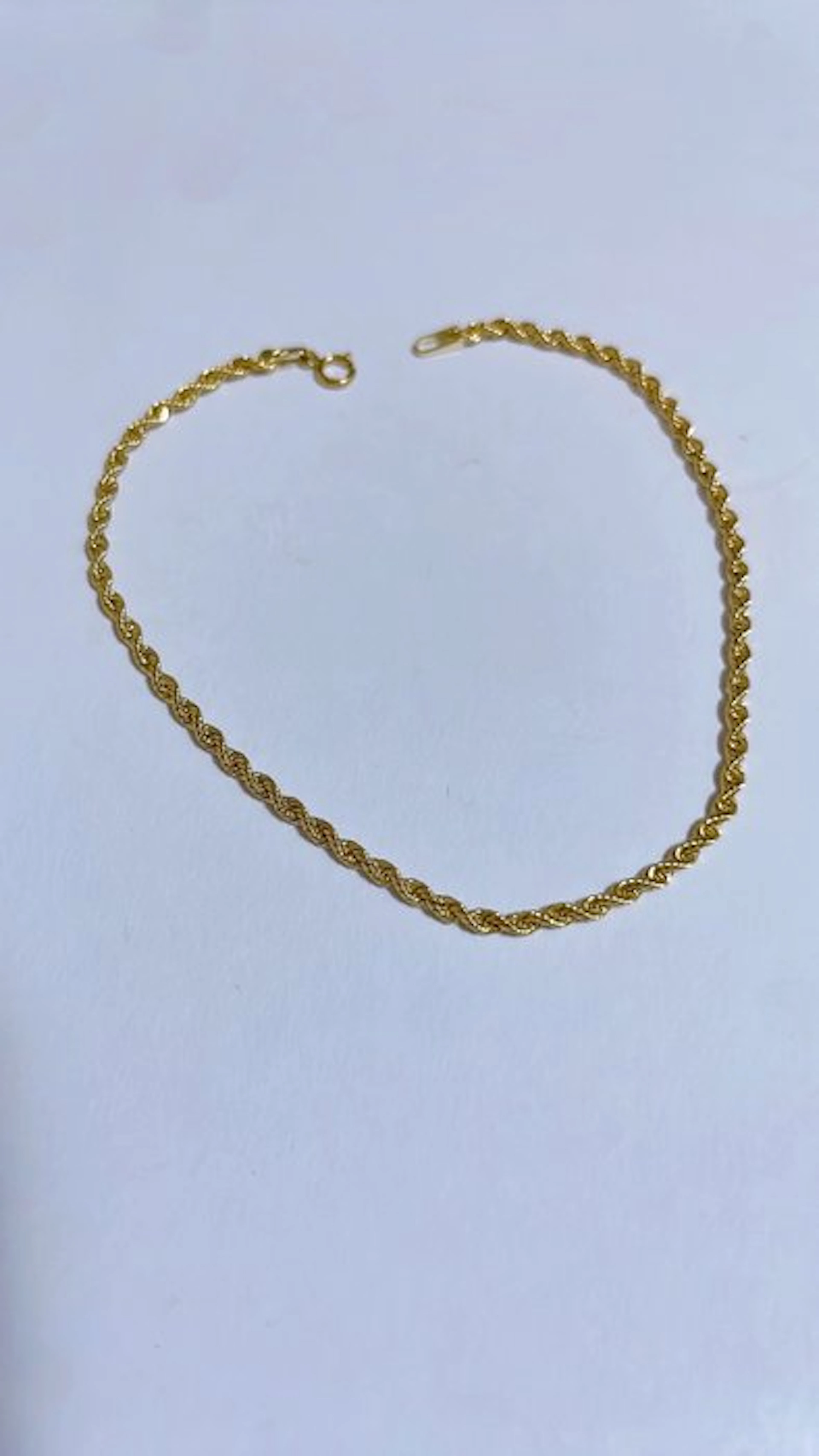 No reserve price - Bracelet - 18 kt. Yellow gold - Br. Fune 18.5 cm - 0.9/1 g