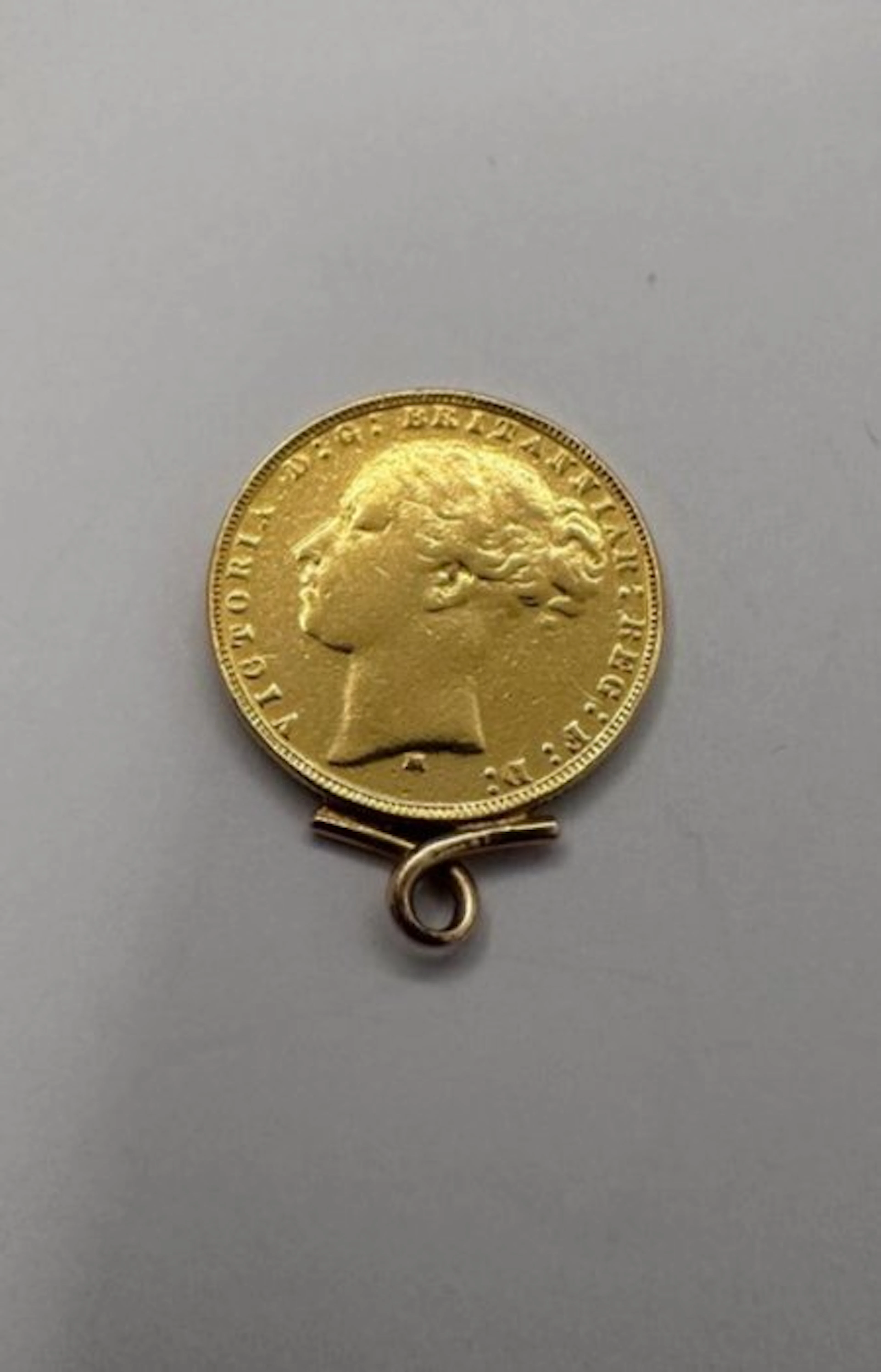 Coin pendant - 22 kt. Yellow gold