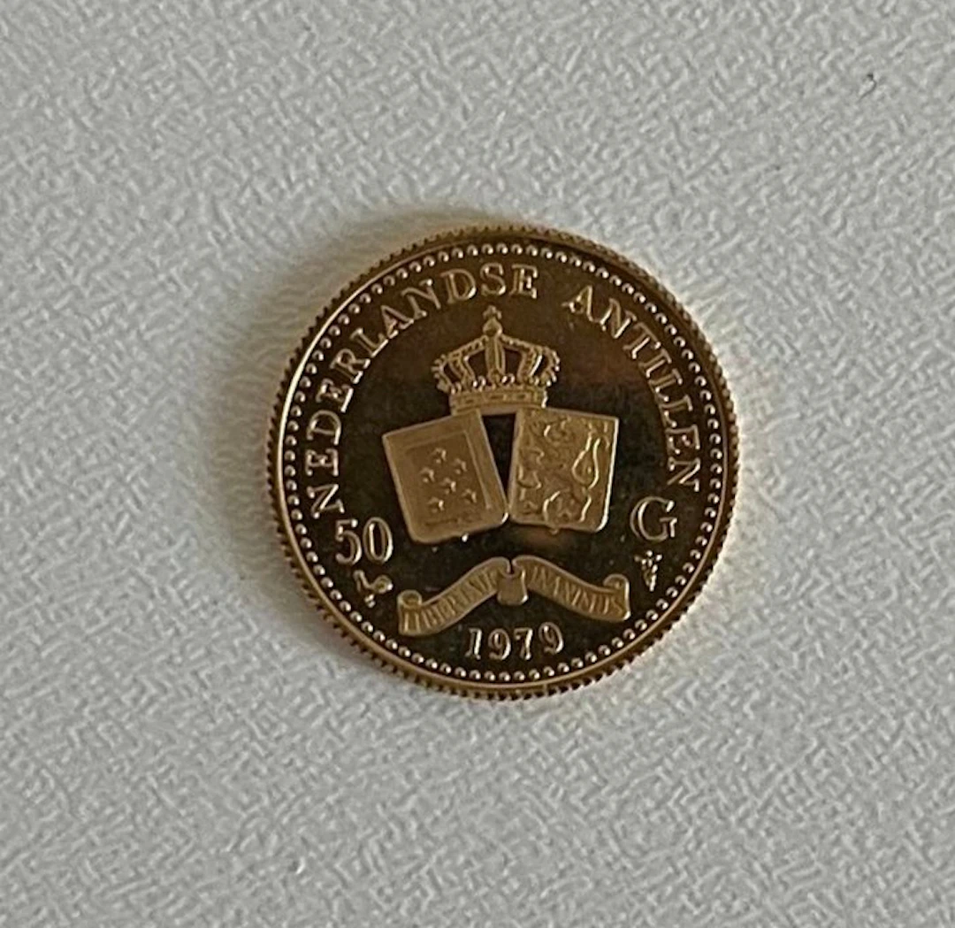 Curaçao (Dutch Caribbean). Juliana. 50 Gulden 1979