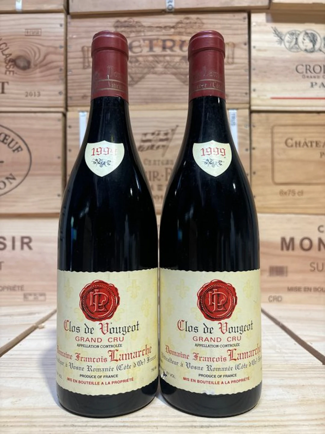 1999 Domaine François Lamarche - Clos Vougeot Grand Cru - 2 Bottles (0.75L)
