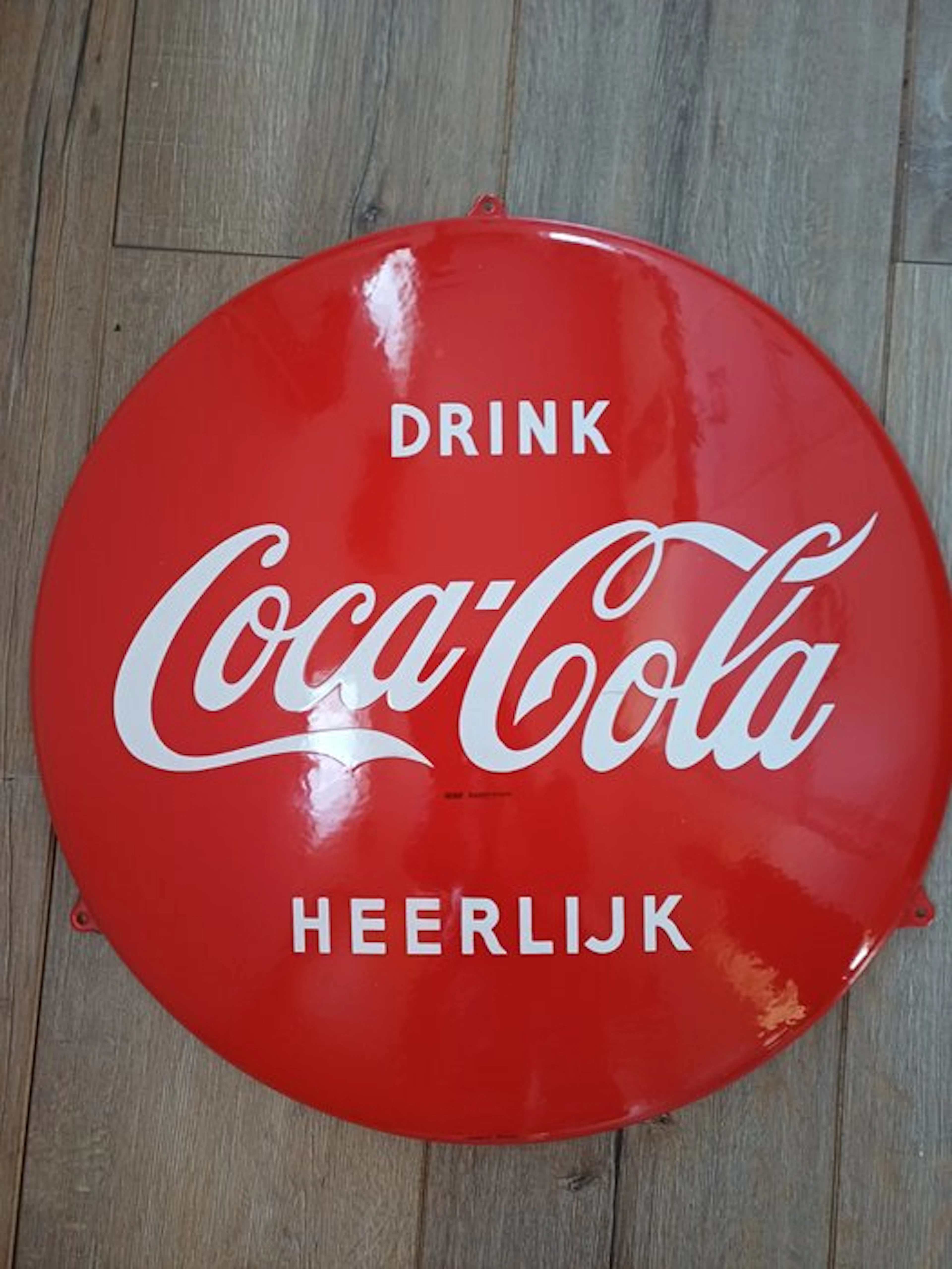 Enamel sign Coca-Cola - Enamel sign - Enamel