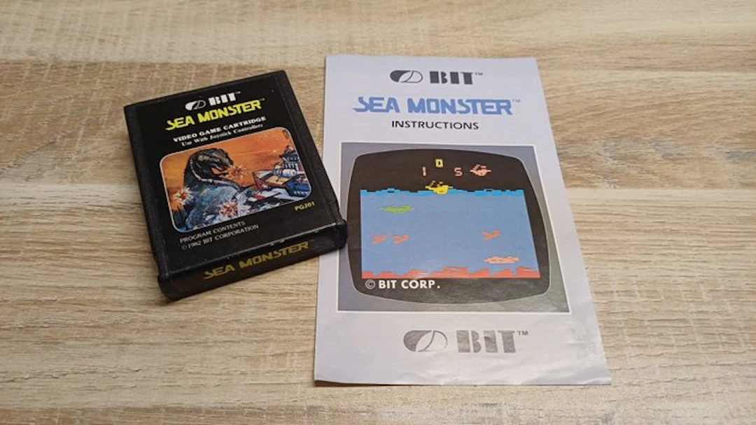 BIT - 2600 VCS - SEA MONSTER - Video game - Without original box