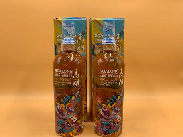 Goalong Vigorous Single Malt Whisky "Liyuang Riverside" - 70cl - 2 bottles