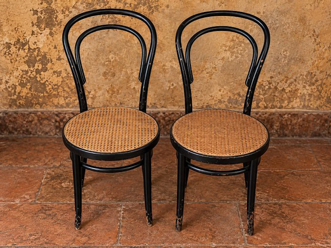 Thonet - zmg - Chair (2) - Wood, Vienna straw - straw chairs