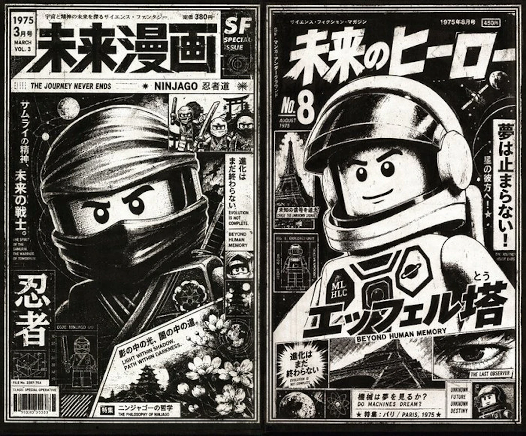 Æ (XX-XXI) - BUNDLE!! – LEGO Ninjago & Space – Set of 2...