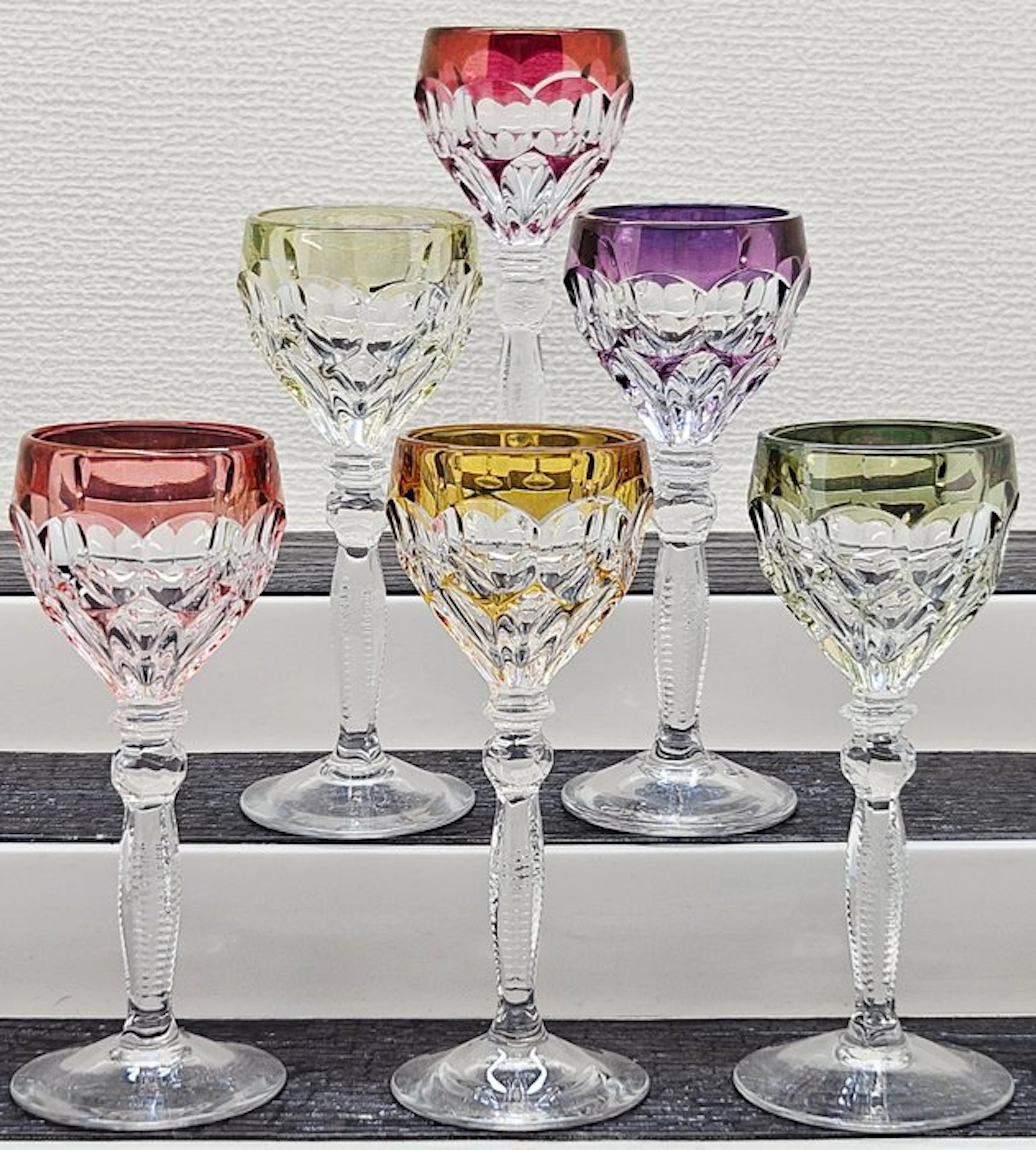 |-❥ (6) x *Exquisites Set - Hofbauer Kristall* (Germany)...