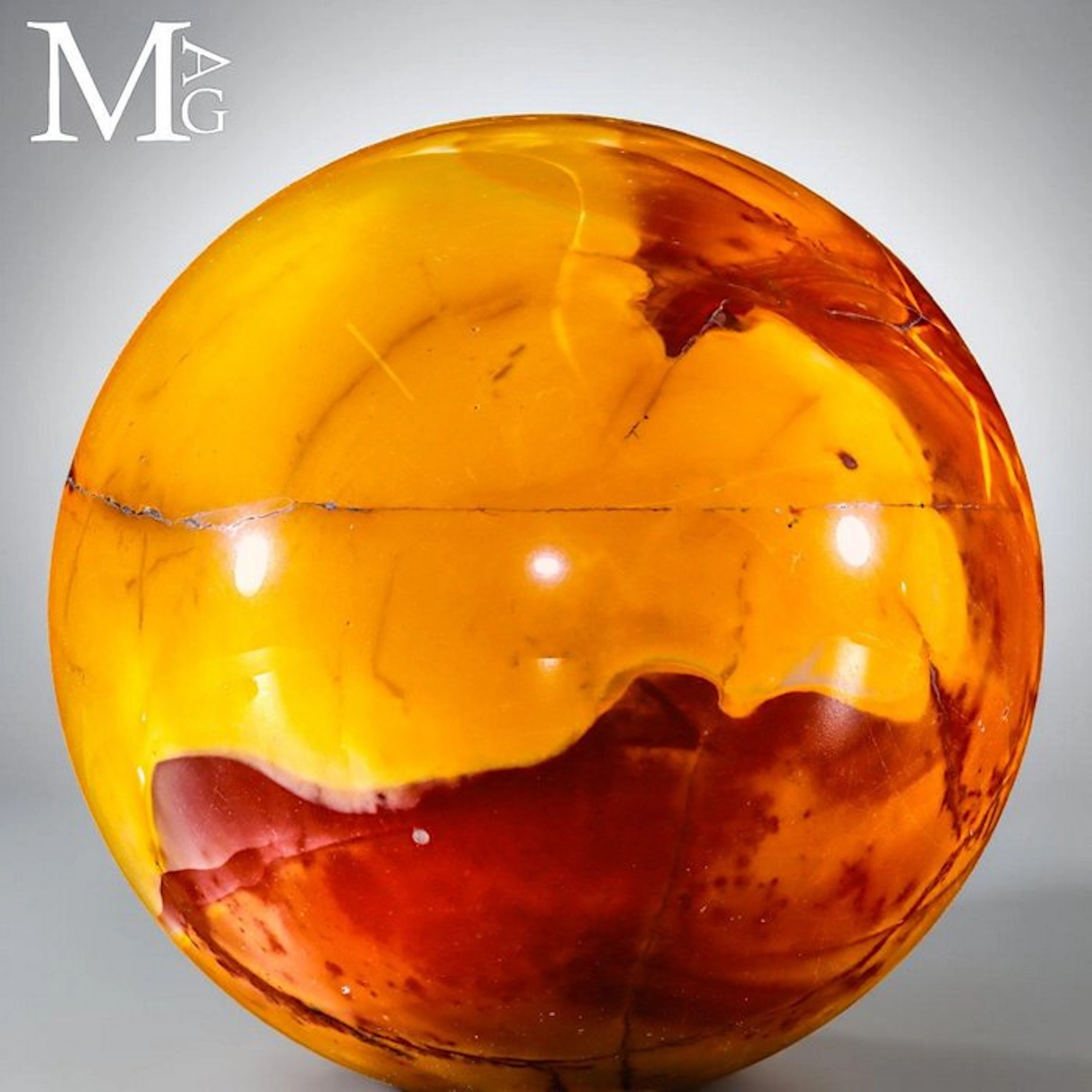 Superb Mookaite Jasper with Earthy Red and Golden-Yellow...