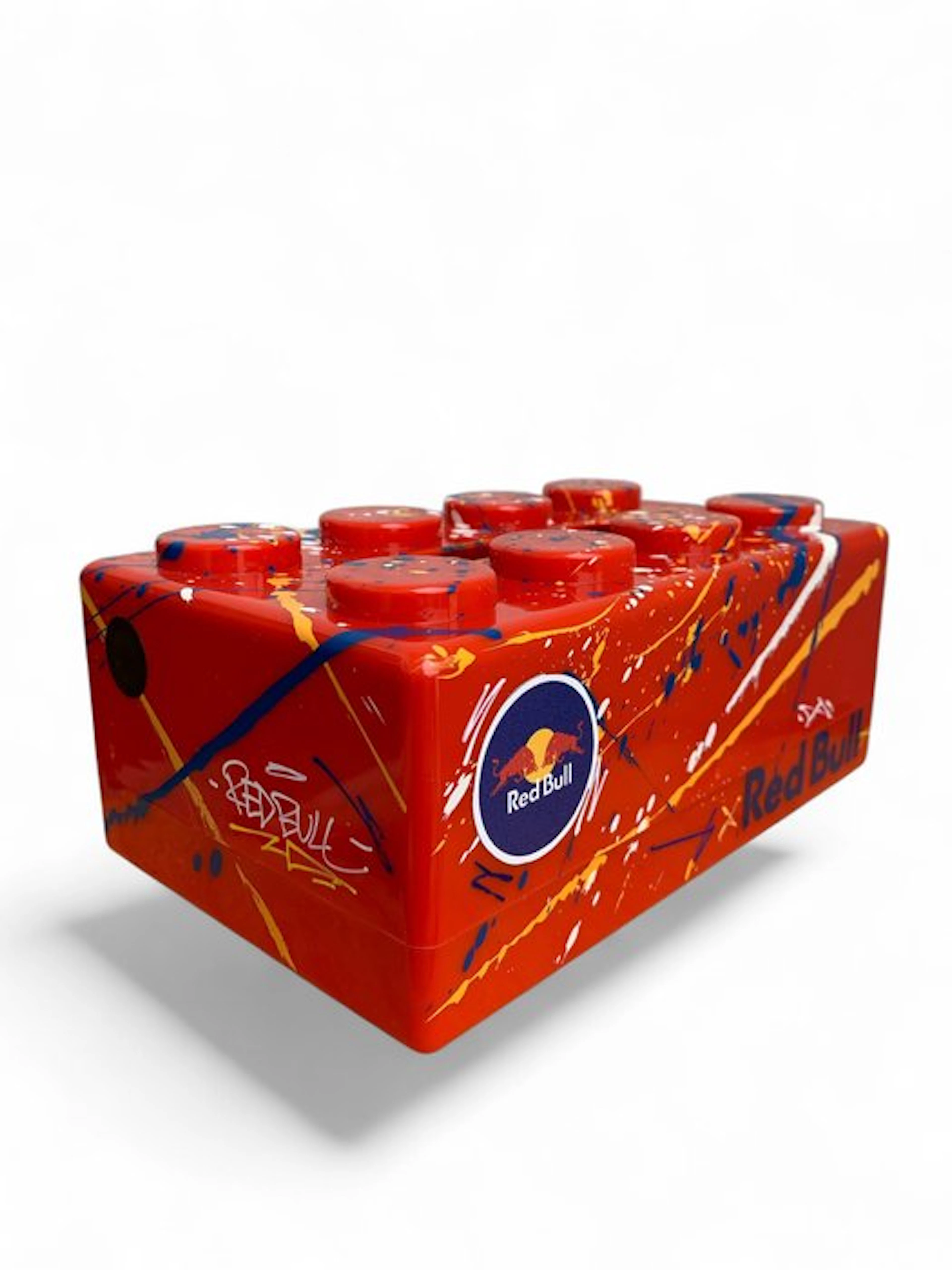 WASE - Figurine - BOX BRICK, LEGO, RED BULL - Plastic