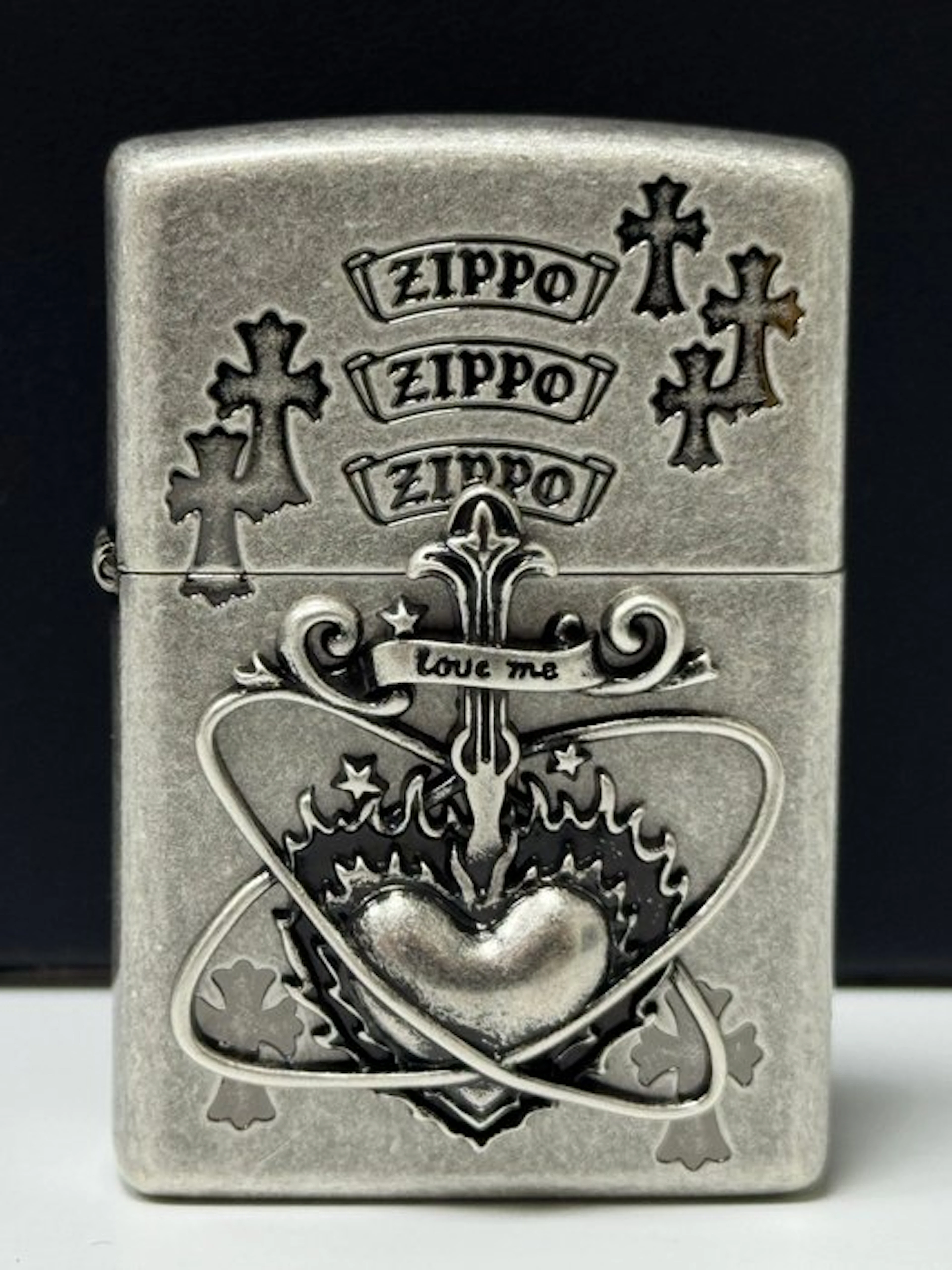 Zippo - Cromo Cuore - No reserve price - Lighter - Brass