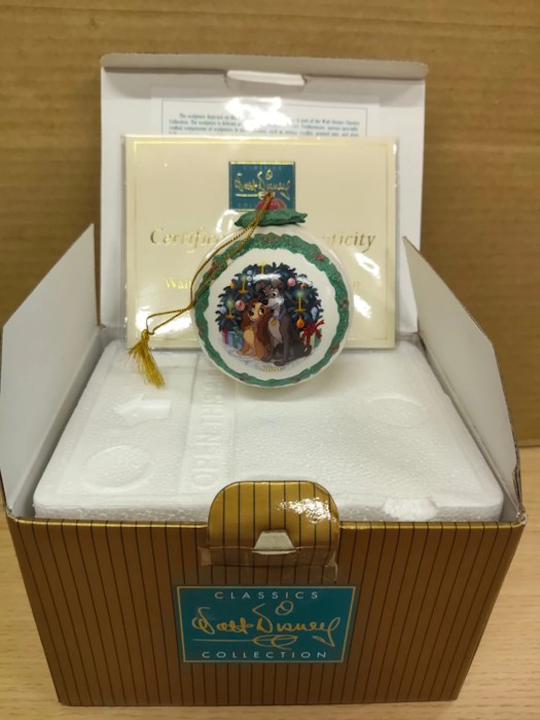 Lady and the Tramp - 1 Kerstornament WDCC - Walt Disney...
