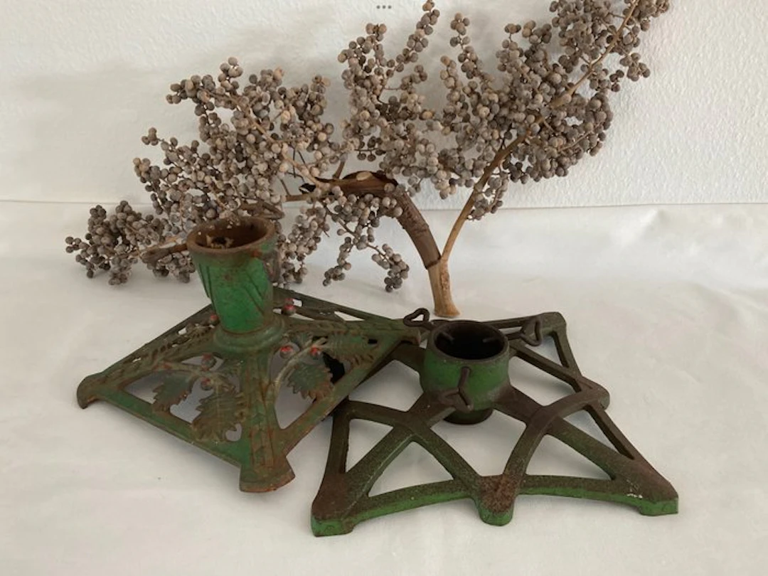 Stand (2) - Cast iron - Christmas tree stand