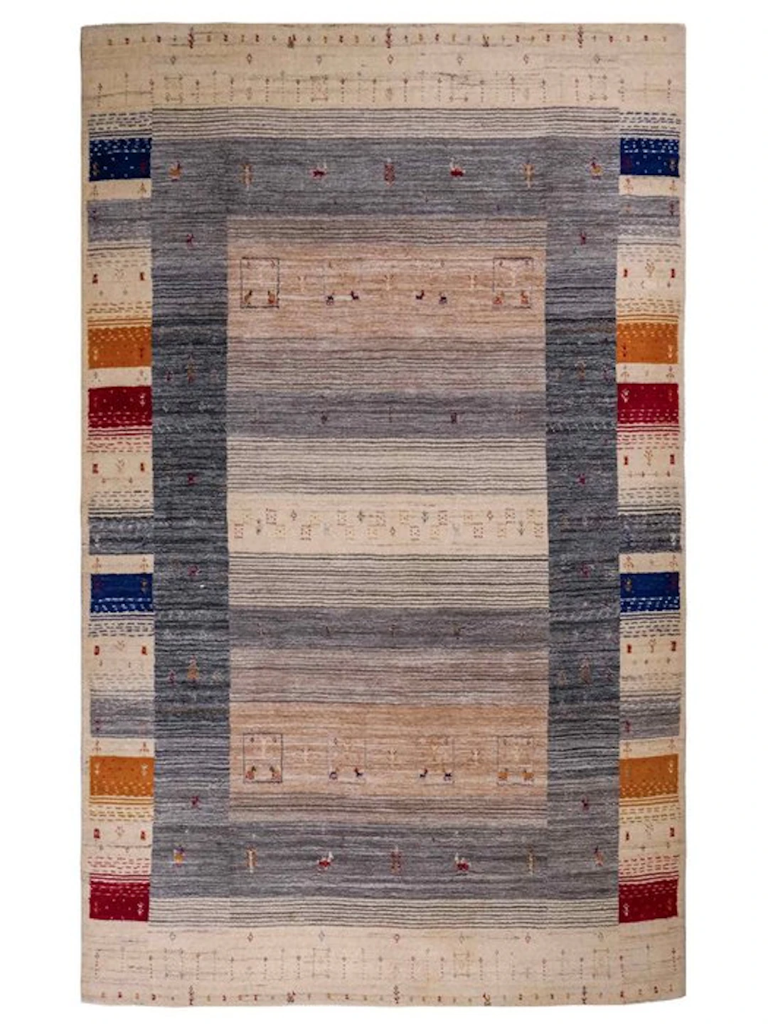 Gabbeh - Rug - 201 cm - 143 cm - handwoven wool rug