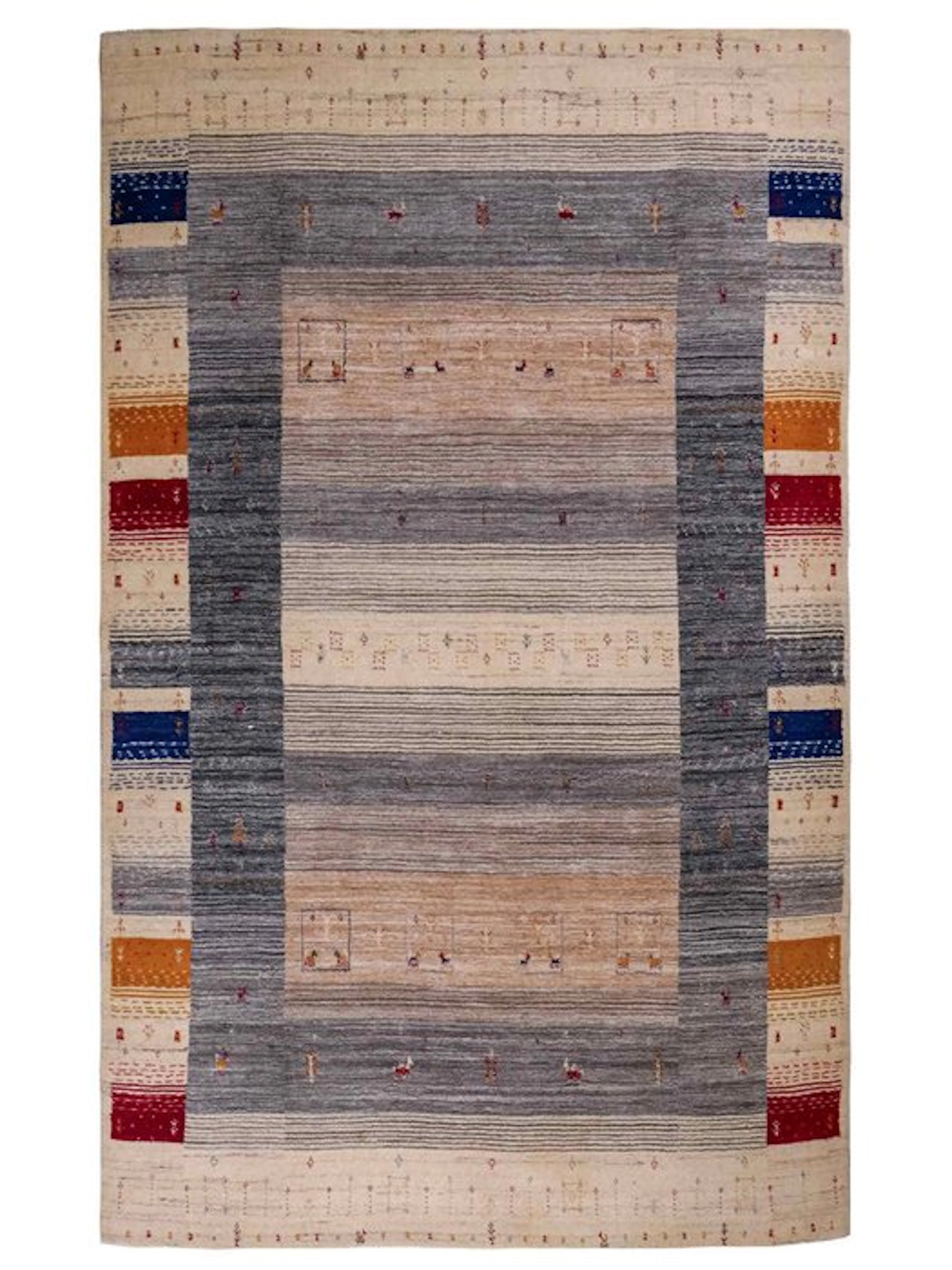Gabbeh - Rug - 201 cm - 143 cm - handwoven wool rug