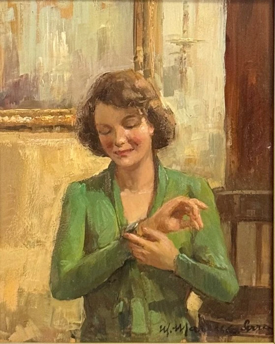 Mario Maresca Serra (1913-1991) - Ritratto di donna