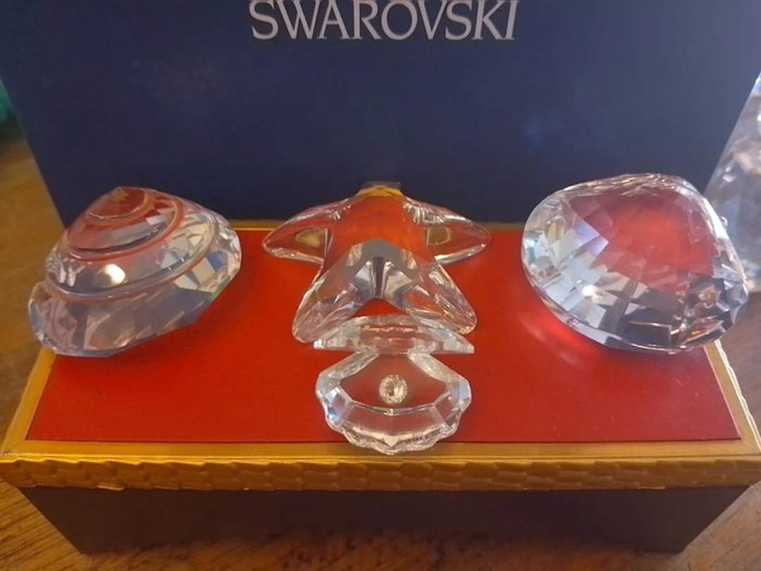 Swarovski - Figurine - Ledengeschenk 2005,2006 en 2007 en...