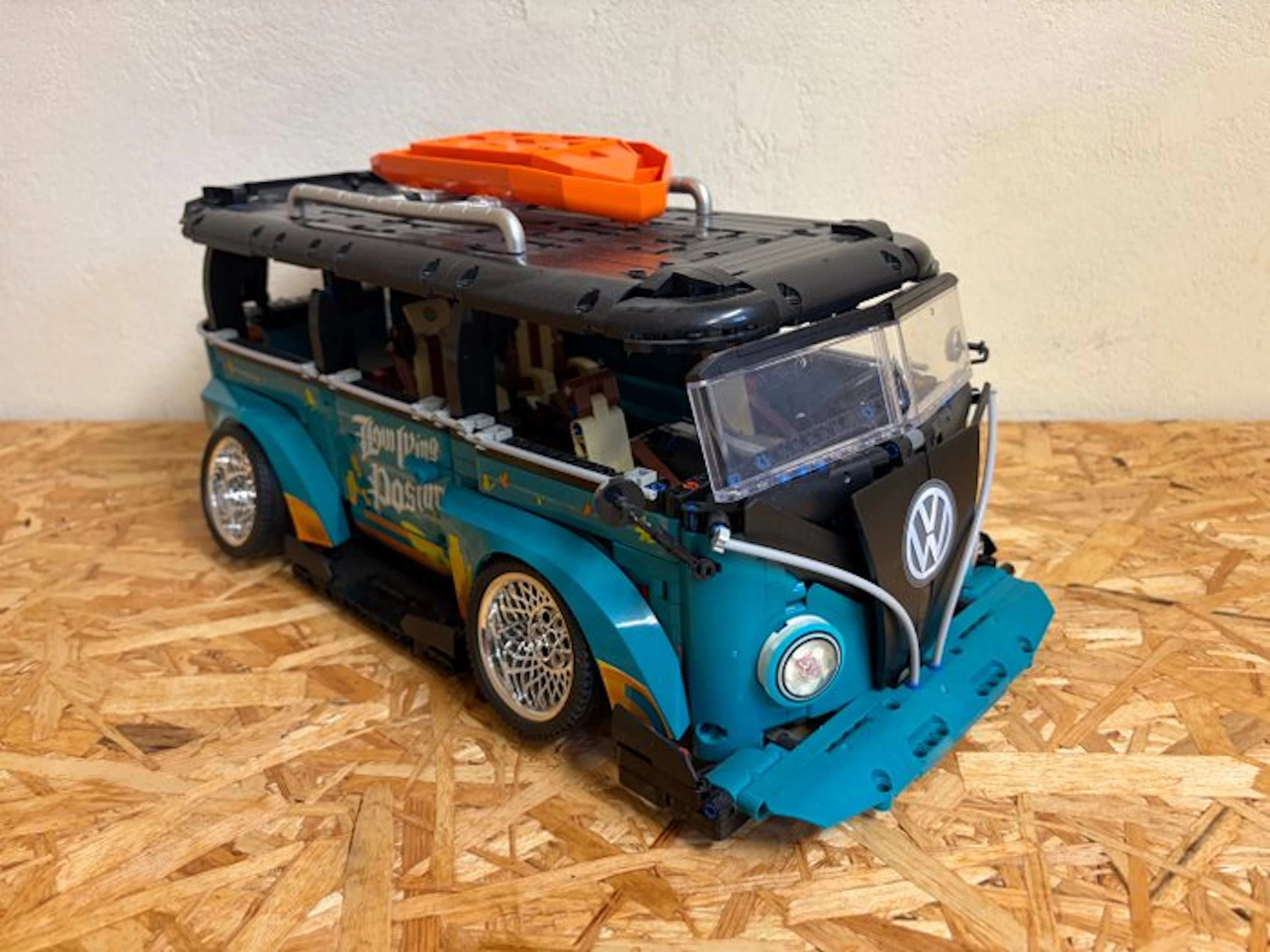 Niet bekend (bouwsteenset kloon) 1:10 - Model car - Volkswagen T1 bus