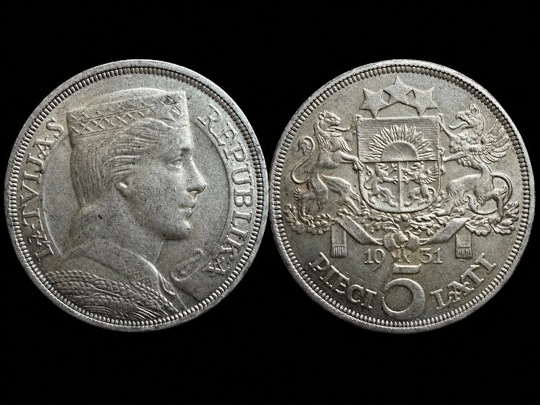 Latvia. 5 Lati 1931 (No reserve price)