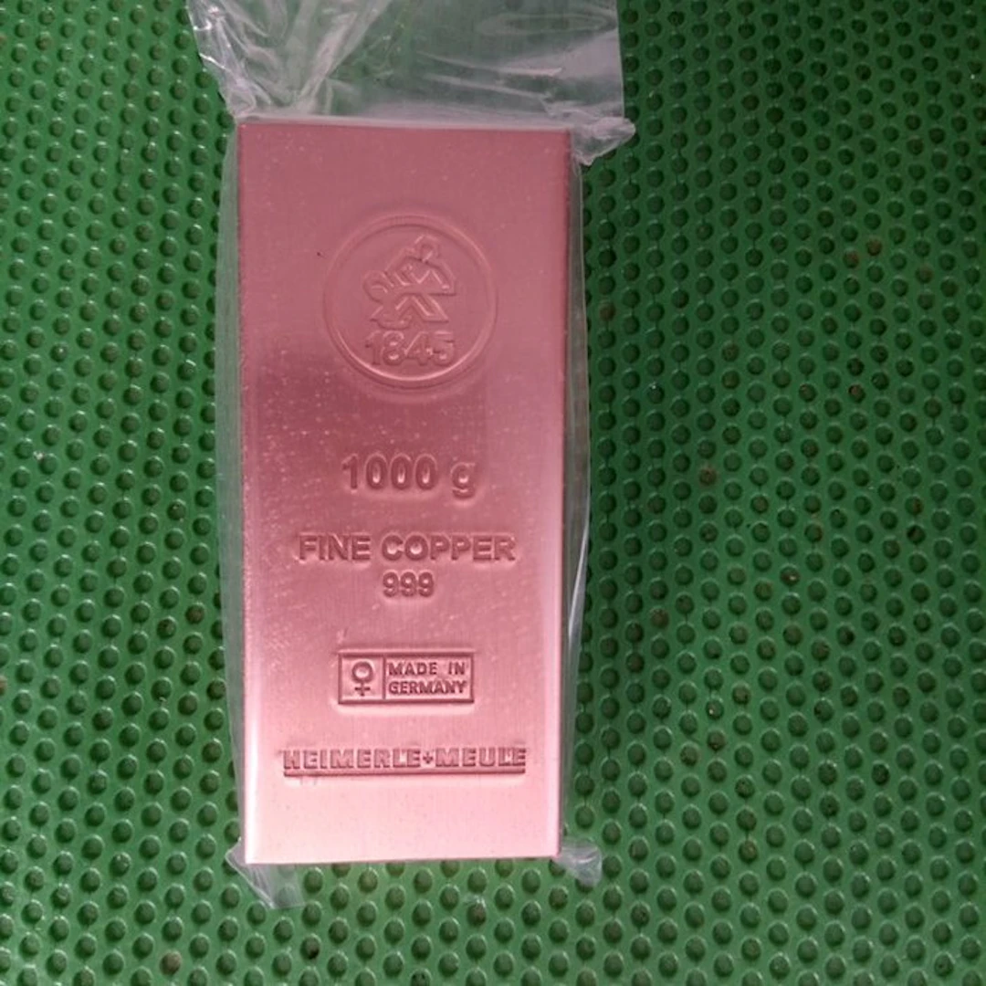1 kilogram - Copper .999 - Heimerle + Meule (No reserve price)