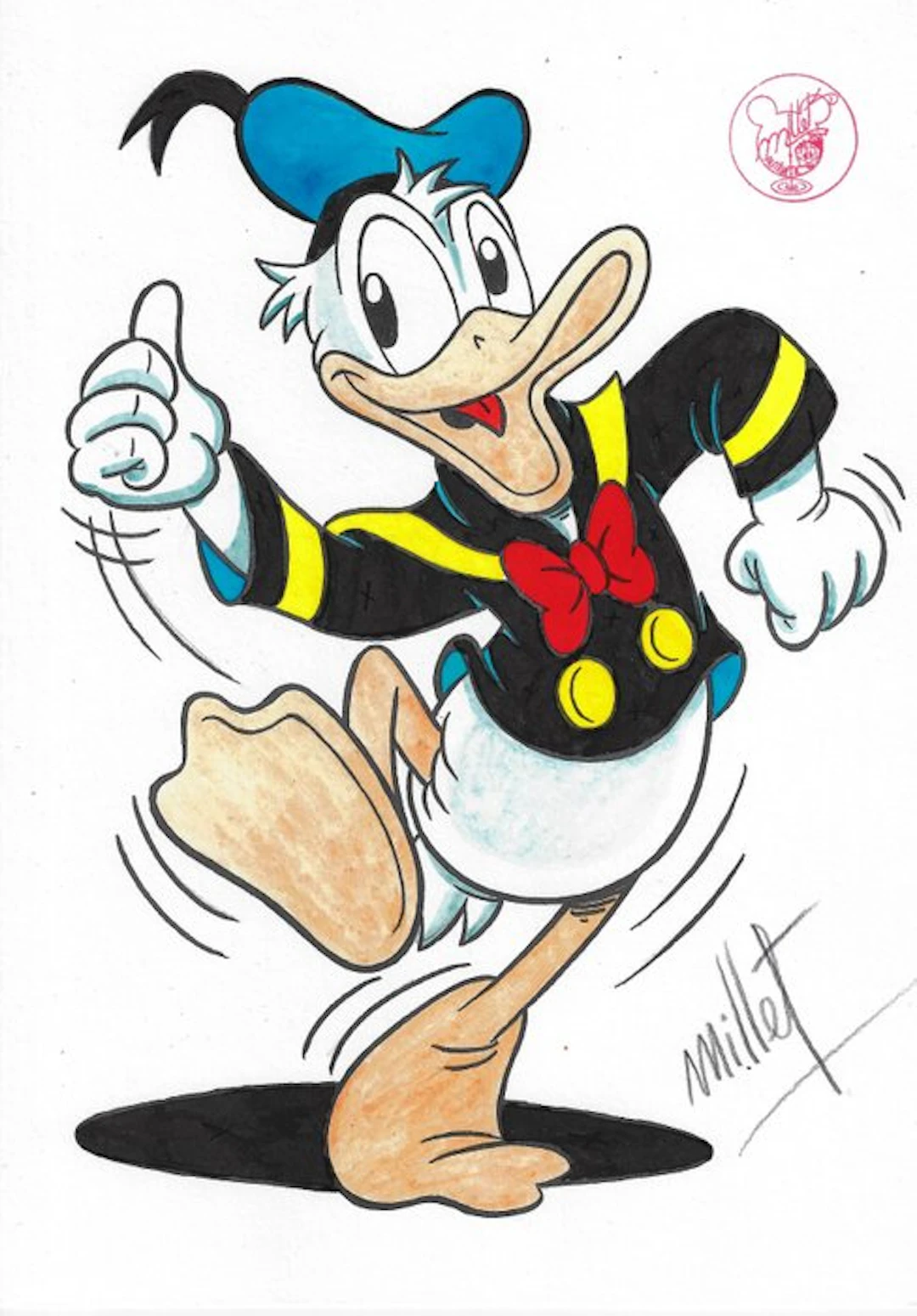 Millet - 1 Original colour drawing - do - 2026
