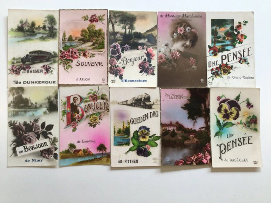A hello from, a memory of, a Thought from …. - Postcard (100) - 1904-1975