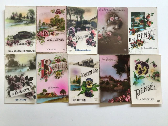 A hello from, a memory of, a Thought from …. - Postcard (100) - 1904-1975