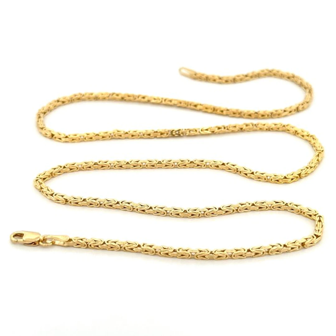 Necklace - 18 kt. Yellow gold - Bizantina - 60 cm