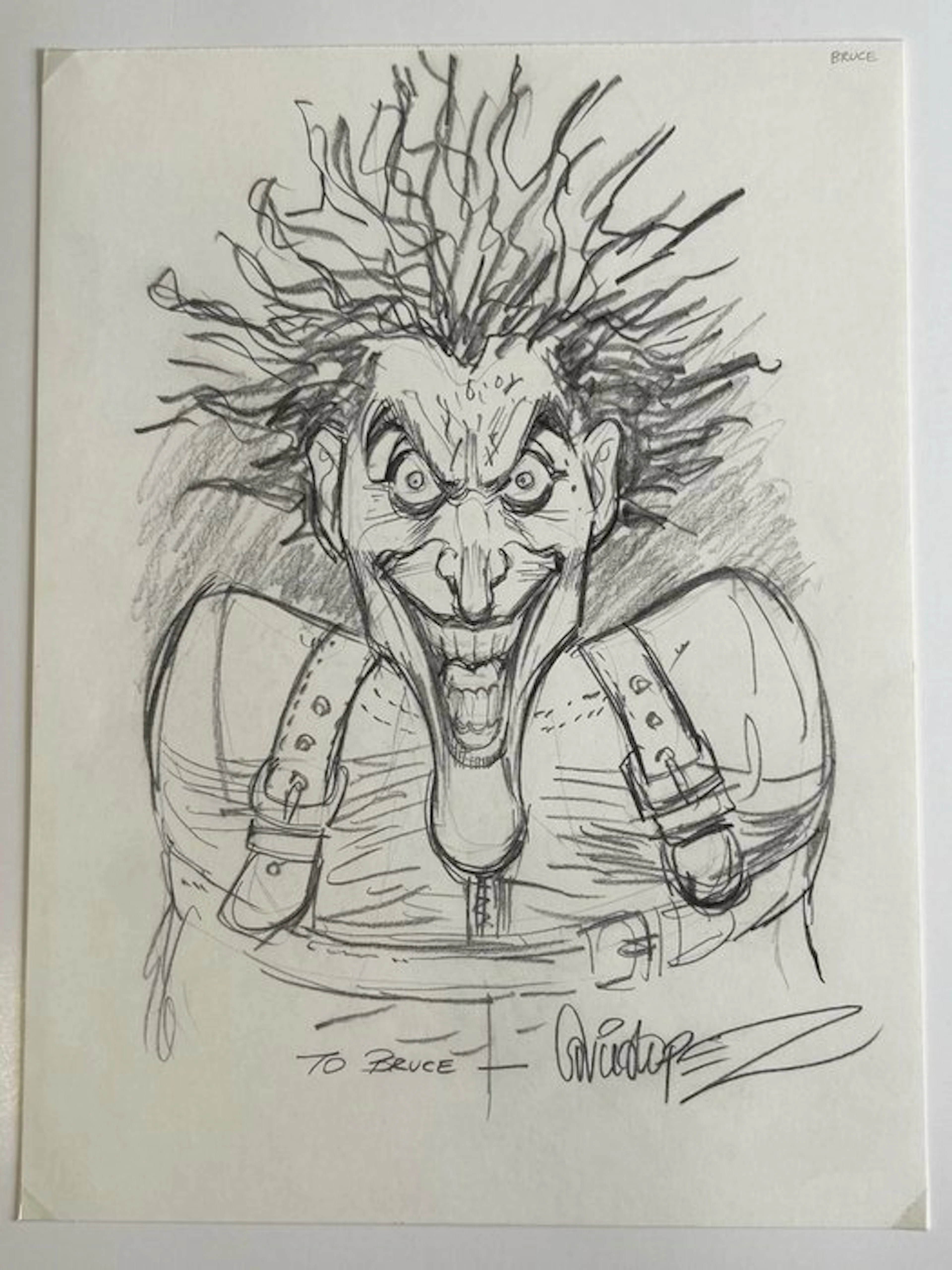 Garcia- Lopez, Jose - 1 Original drawing - Joker - Straight Jacket - 1988