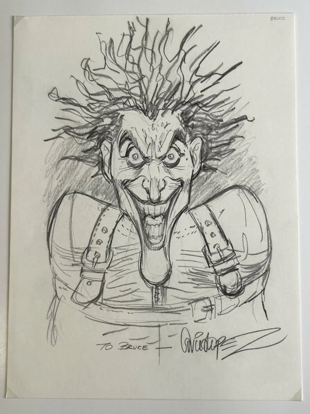 Garcia- Lopez, Jose - 1 Original drawing - Joker - Straight Jacket - 1988