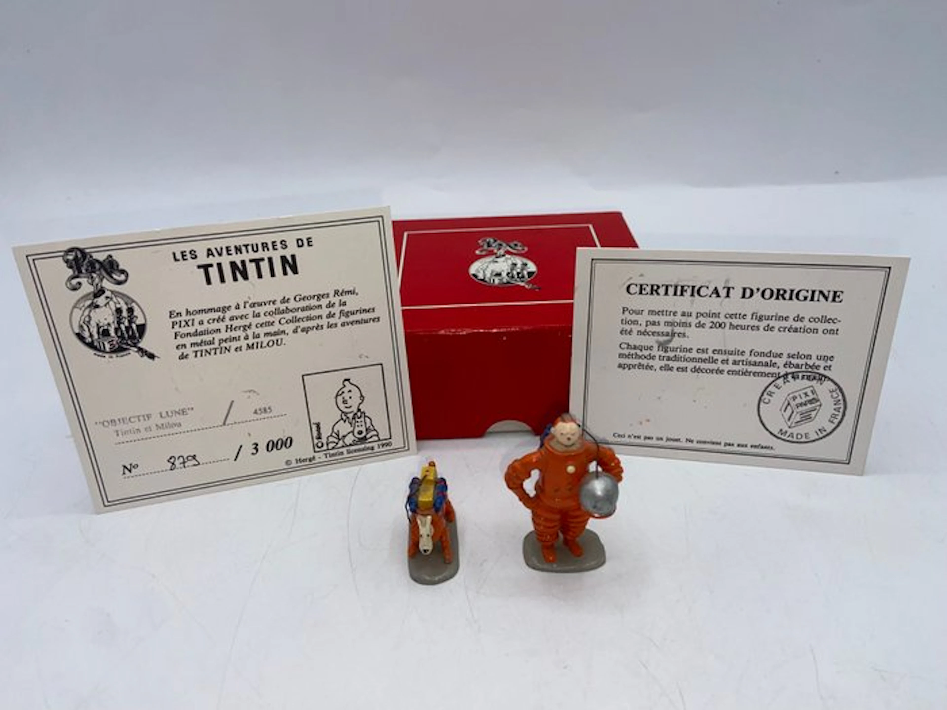 Pixi - Tintin - Objectif Lune – Tintin & Milou essayant les scaphandres – Réf
