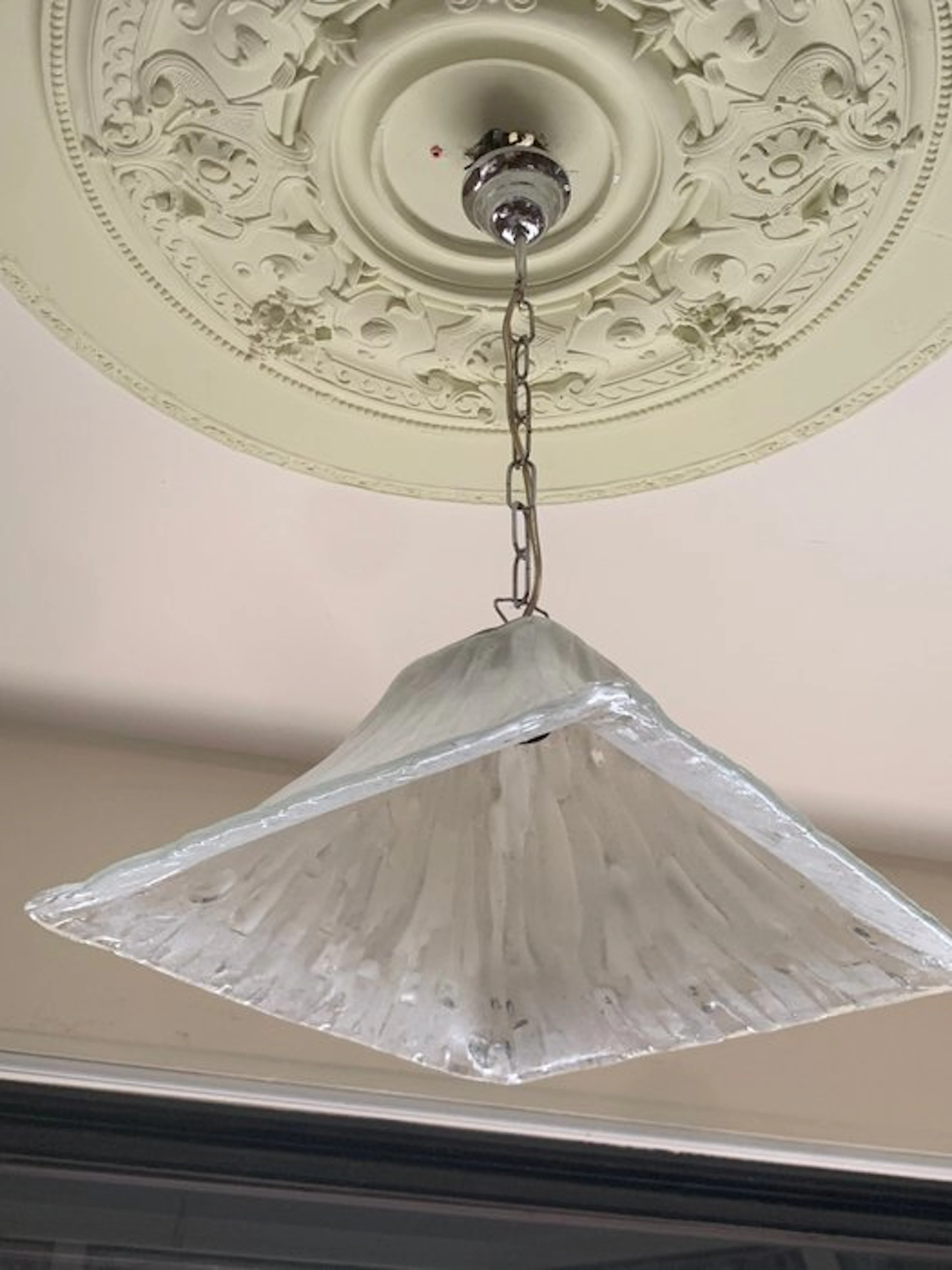 Lamp - Murano glass - Vintage pendant lamp