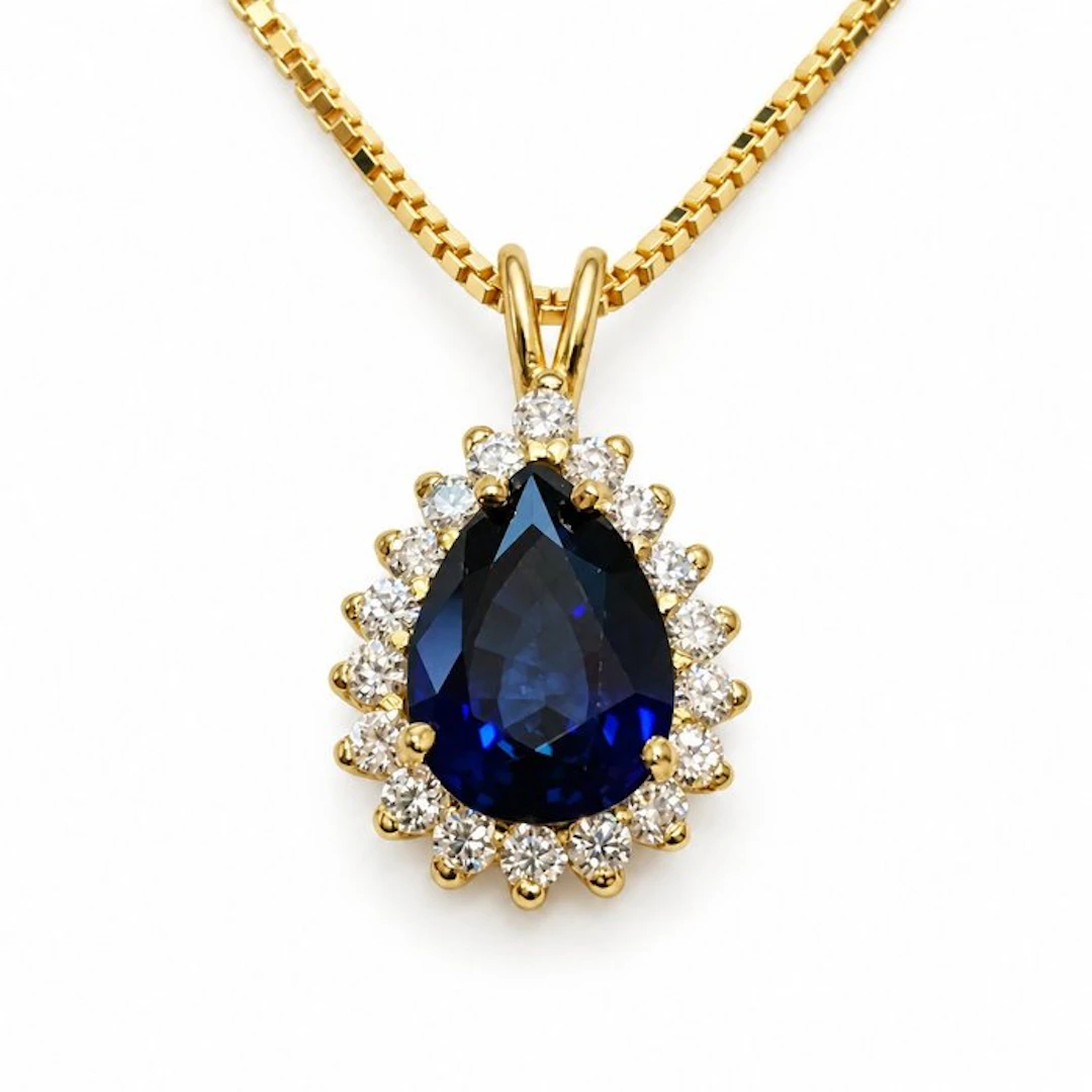 No reserve price - Necklace with pendant - 18 kt