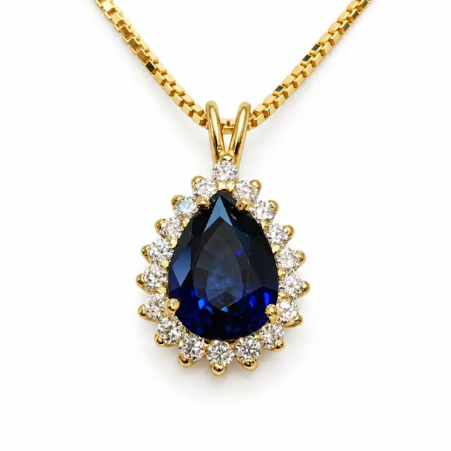 No reserve price - Necklace with pendant - 18 kt