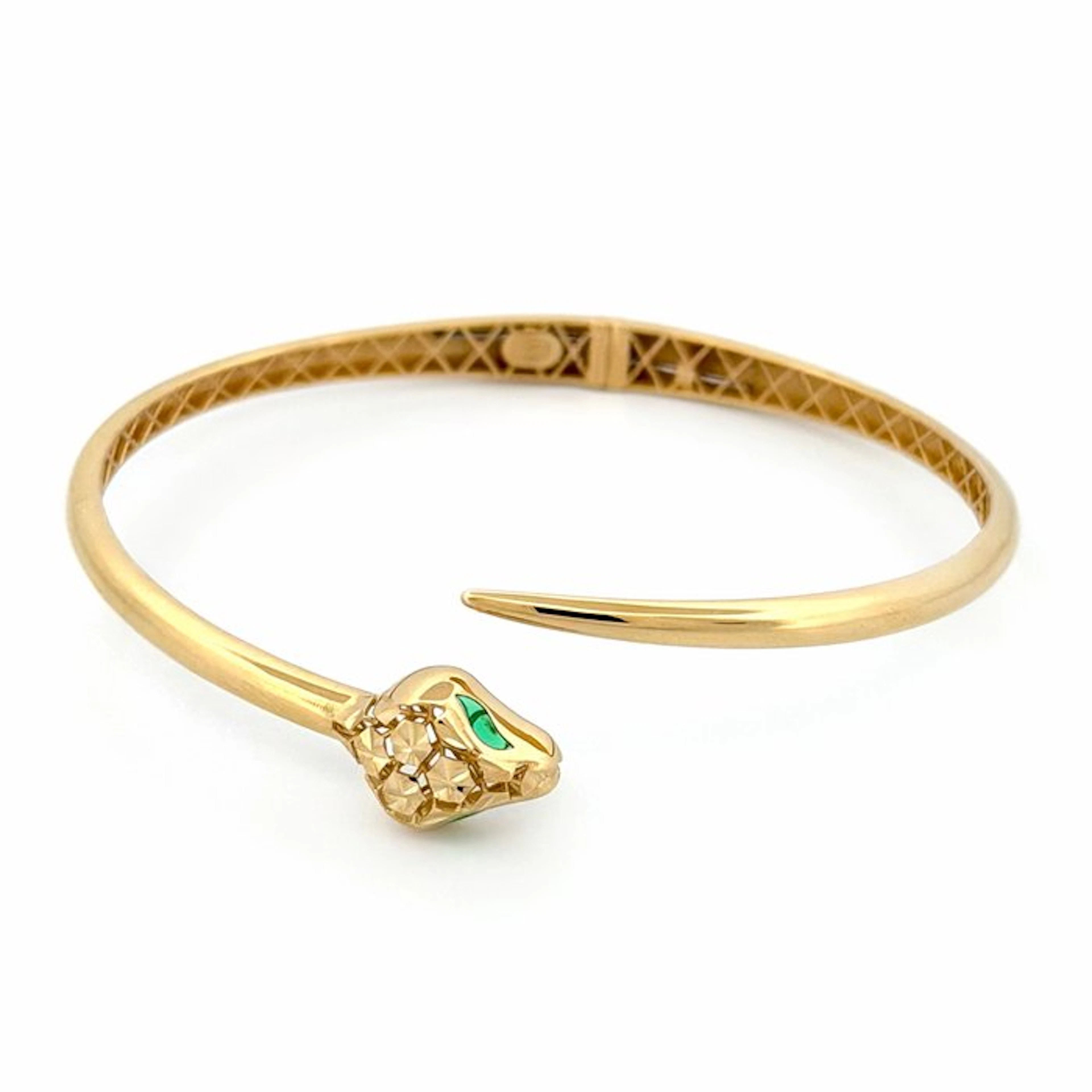 Bracelet - 18 kt. Yellow gold - Snake