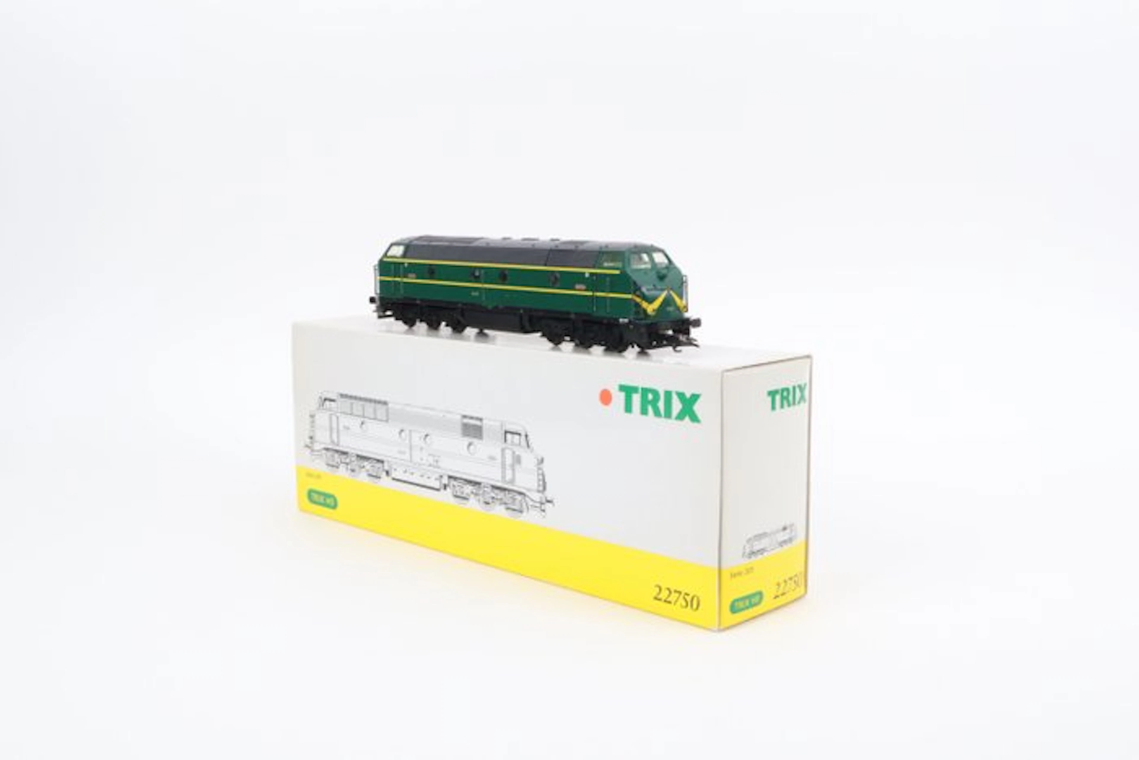 Trix H0 - 22750 - Diesel locomotive (1) - Series 205 - NMBS, SNCB