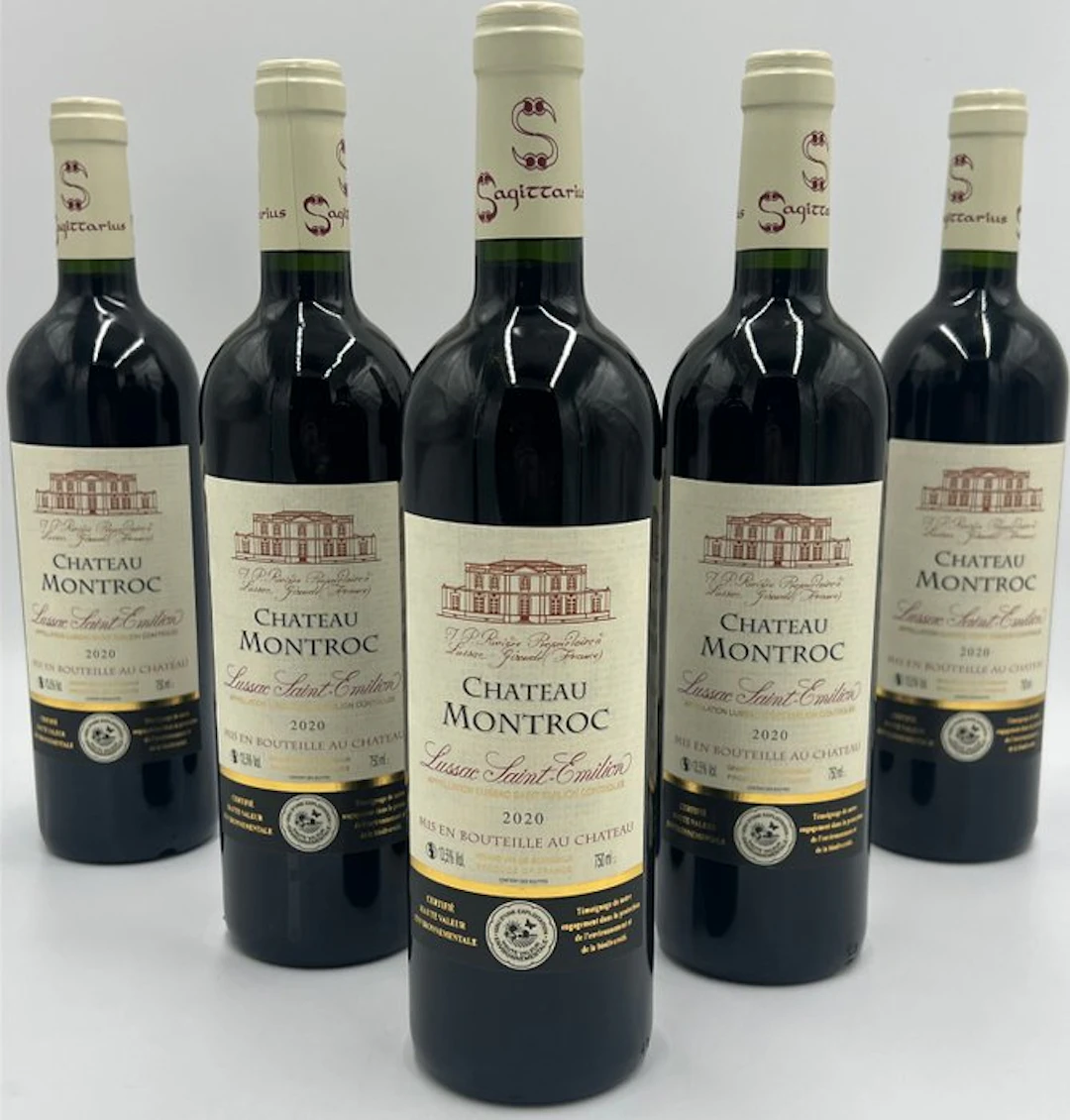 2020 Chateau Montroc Lussac-Saint-emilion - Saint-Émilion - 6 Bottles (0.75L)