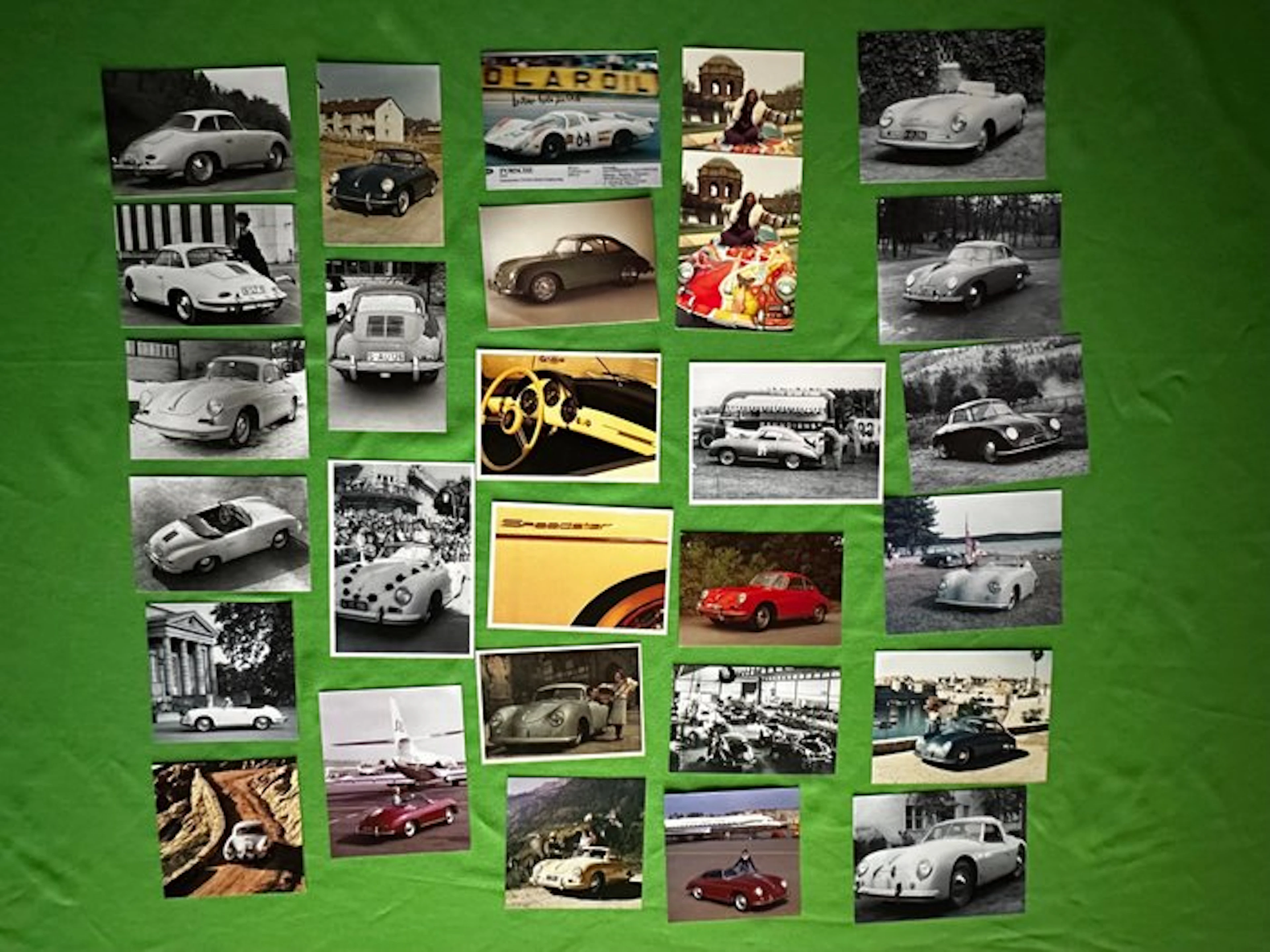 Photos and post cards - Porsche - 356 - 908 - Speedster