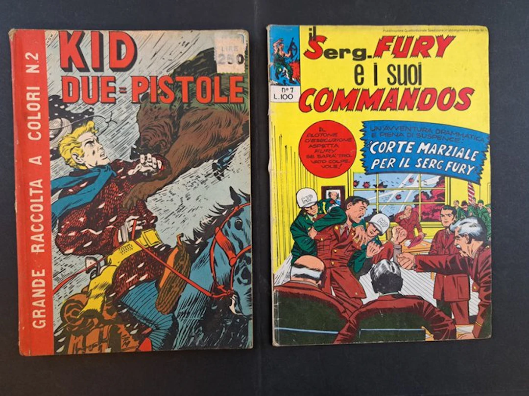 Serg. Fury, Kid Due Pistole e Kit Colt - 12 Comic - First edition - 1959/1966