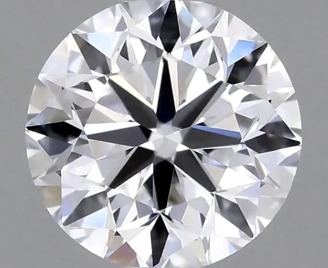 1 pcs Diamond (Natural) - 0.40 ct - Round - D...